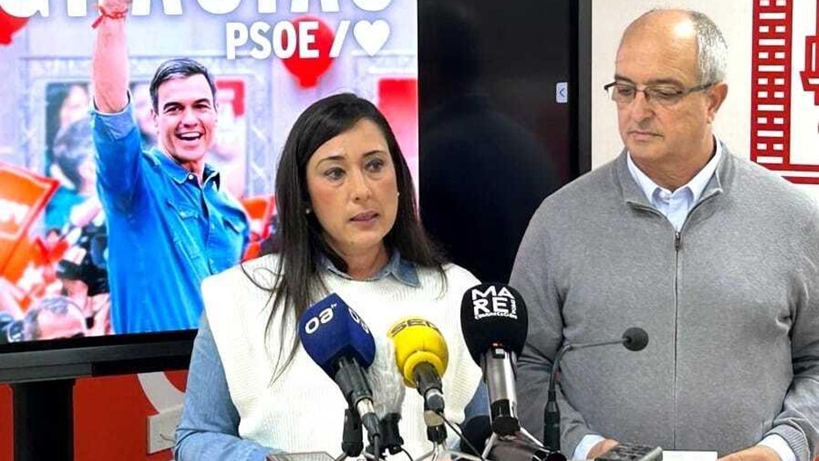 Rocío Arrabal y Fernando Silva, este martes en rueda de prensa.