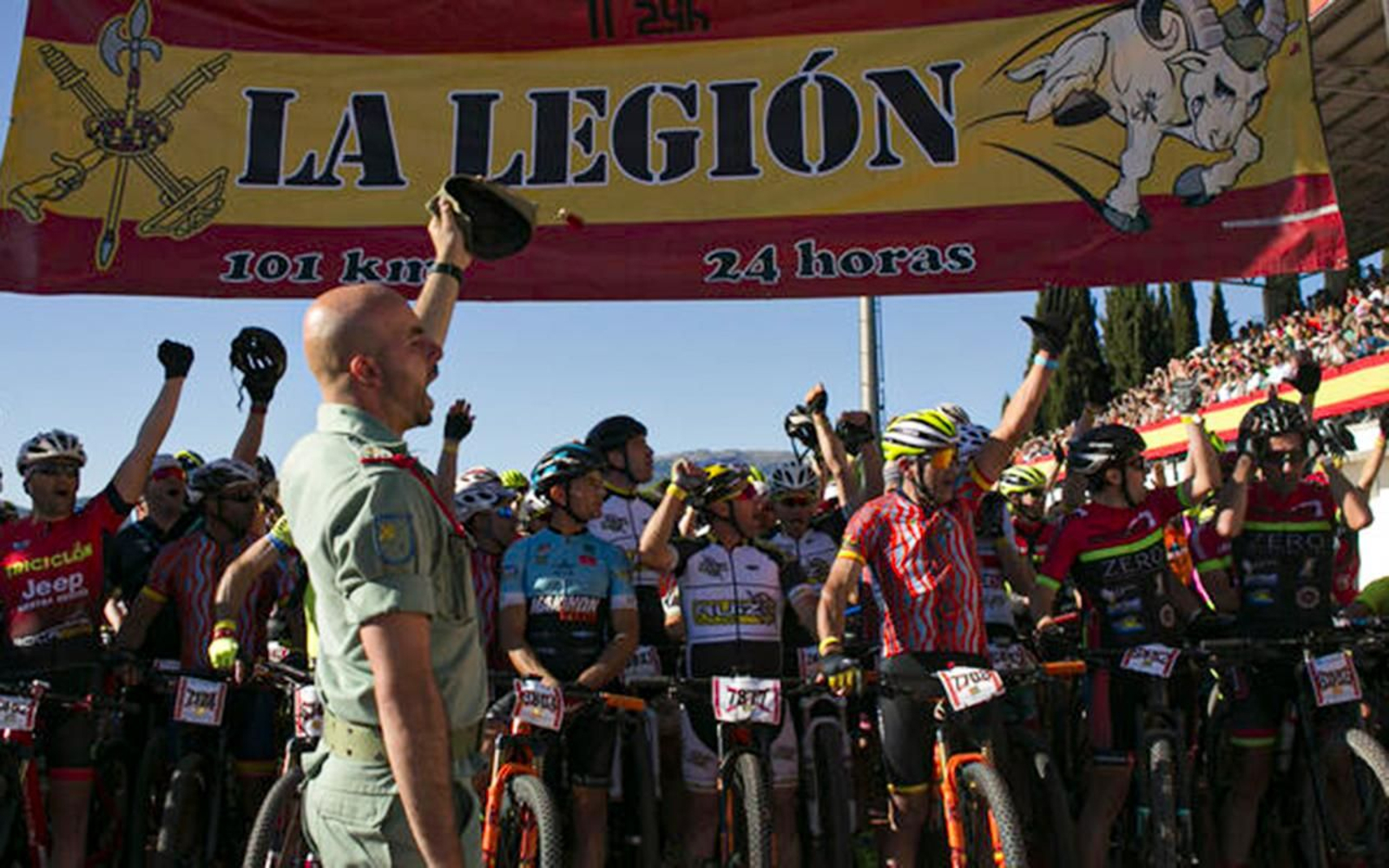 Momento de la última 101 de La Legión en Ronda.