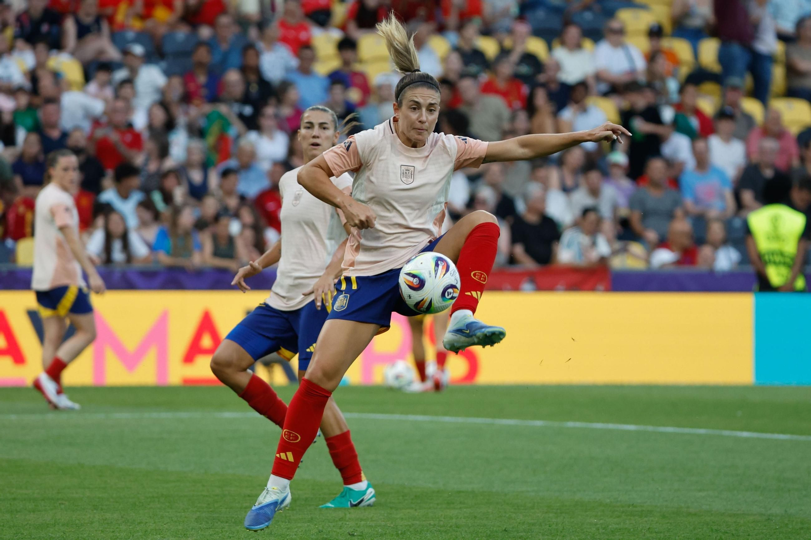 Las fotos del España - Portugal en la Eurocopa femenina
