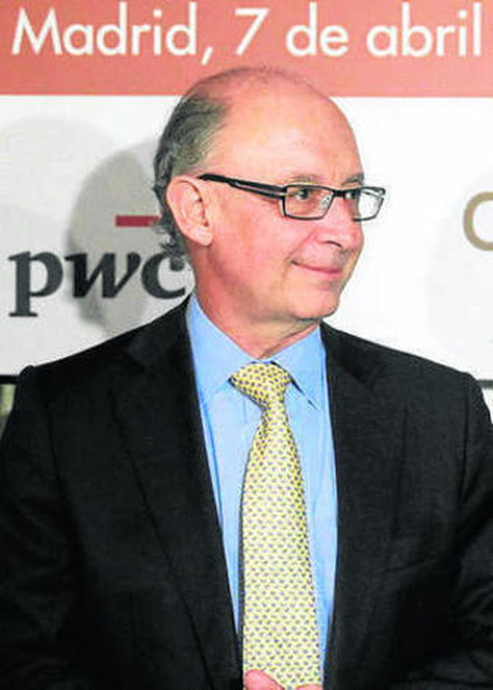 Cristóbal Montoro, ayer.