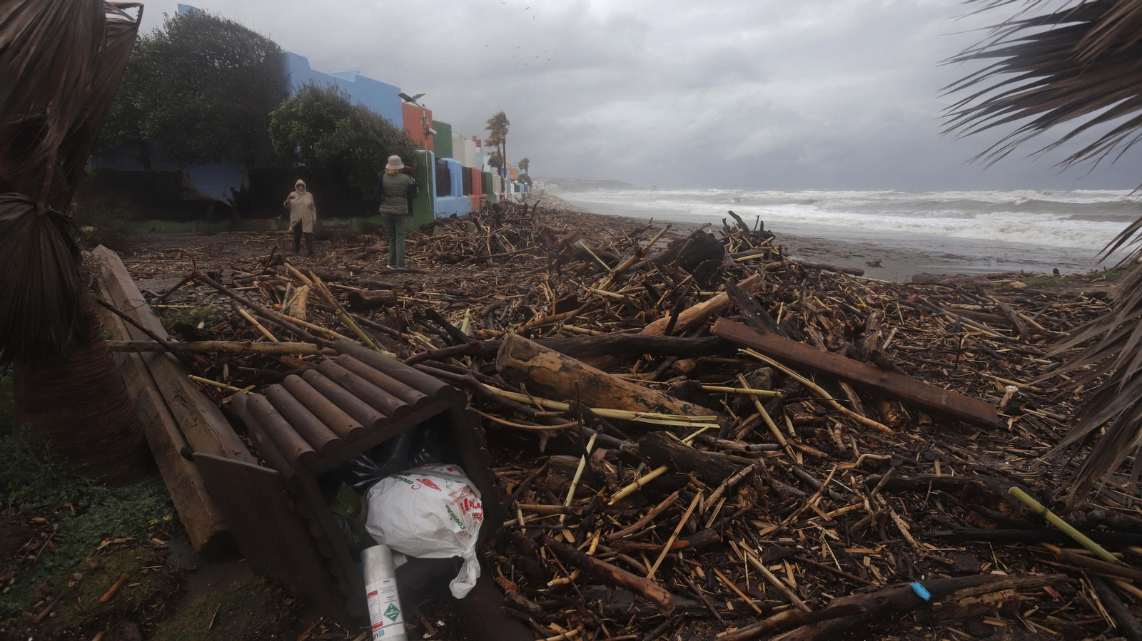 Fotos del restaurante Trocadero Sotogrande tras el temporal