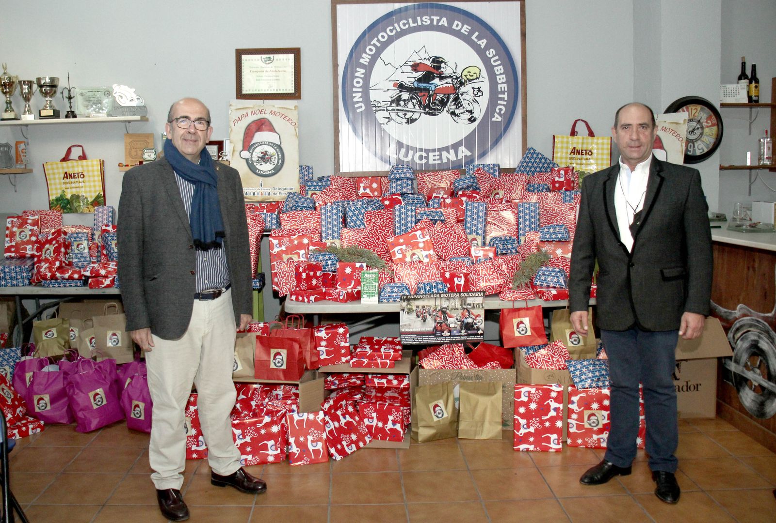 Presentación de la Papanoelada Motera de Lucena.
