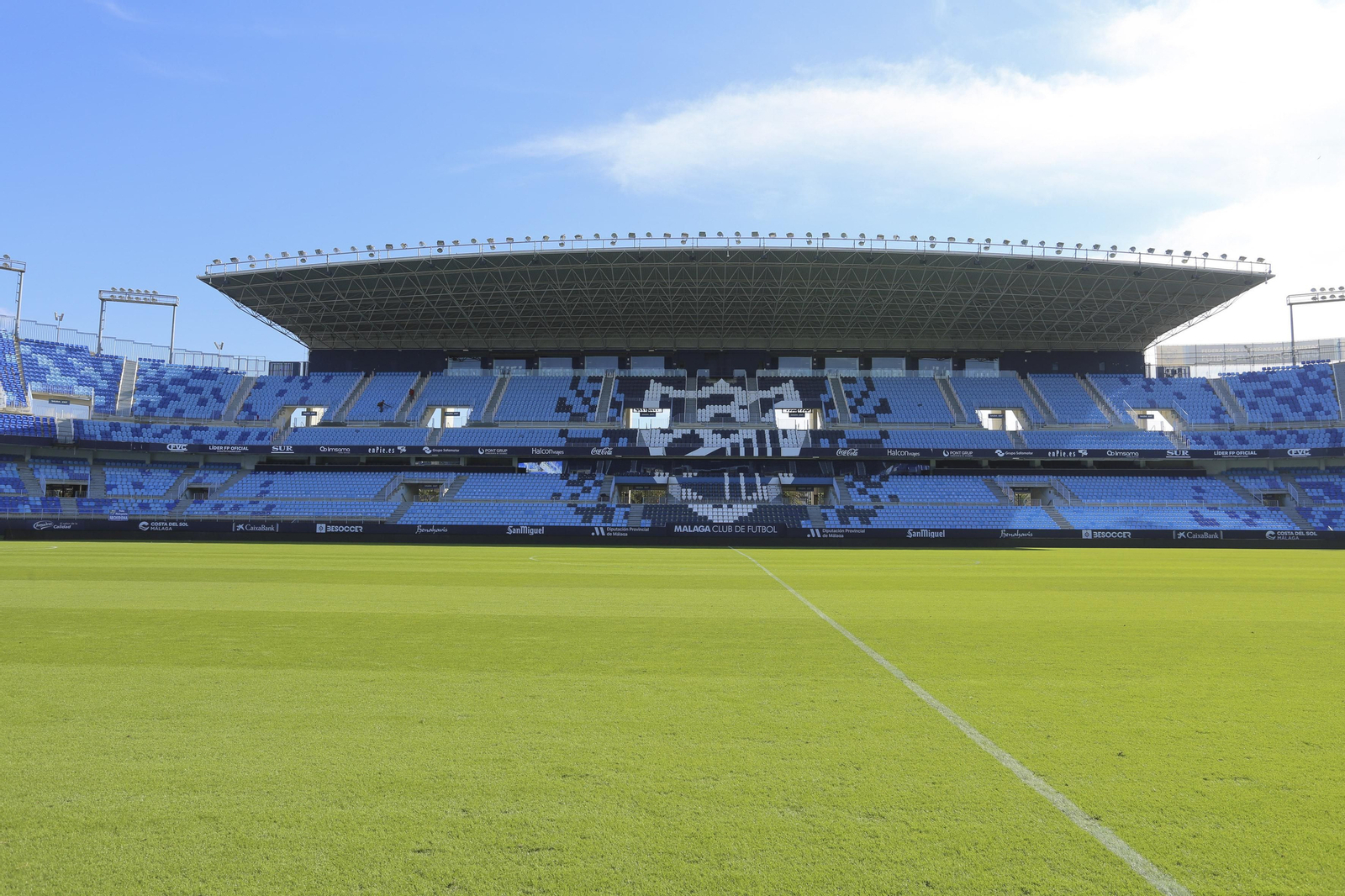 Perspectiva de La Rosaleda.