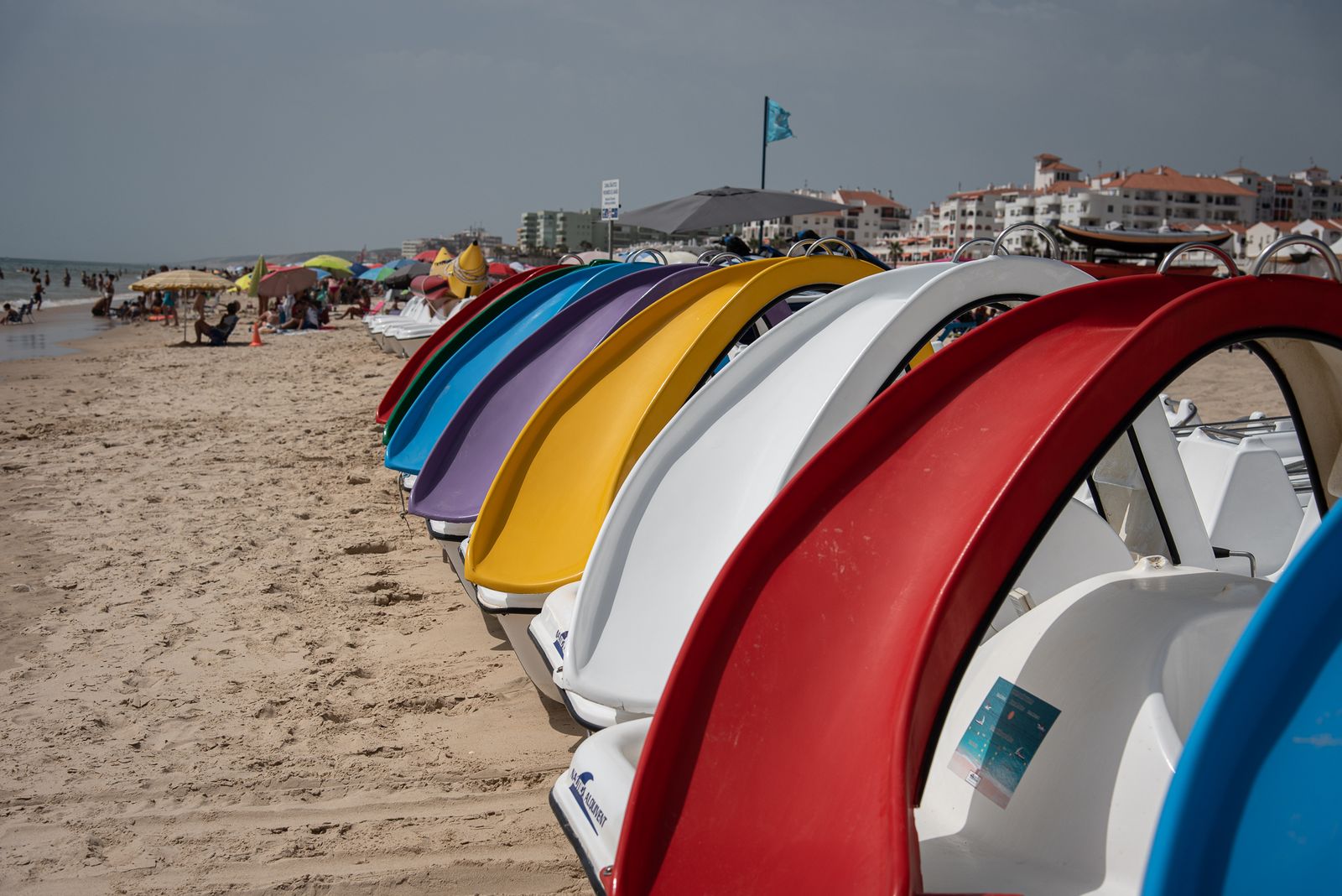 Ola de calor en las playas de Huelva