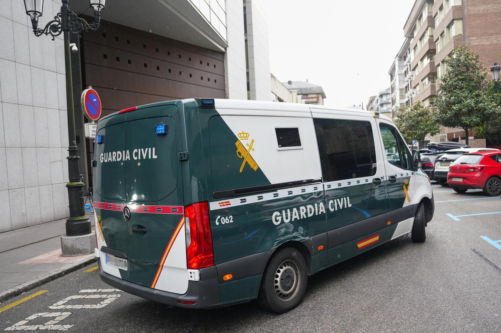 Un furgón de la Guardia Civil.