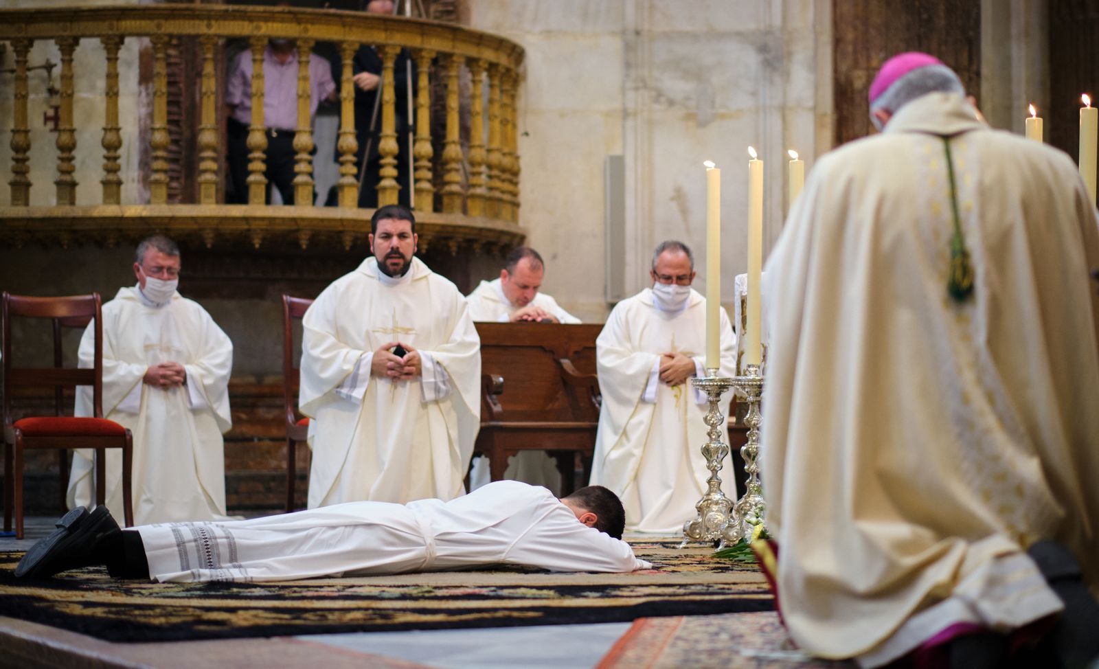 Imagen de la ordenación diaconal de Guillermo Ibarra.