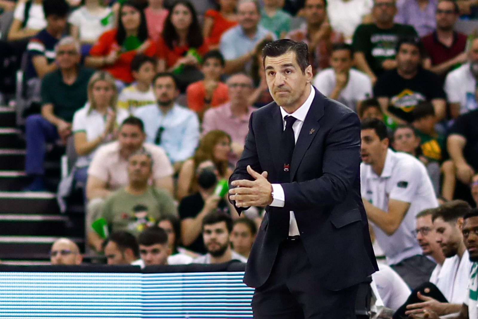 Pablo Pin, en el partido de este sábado