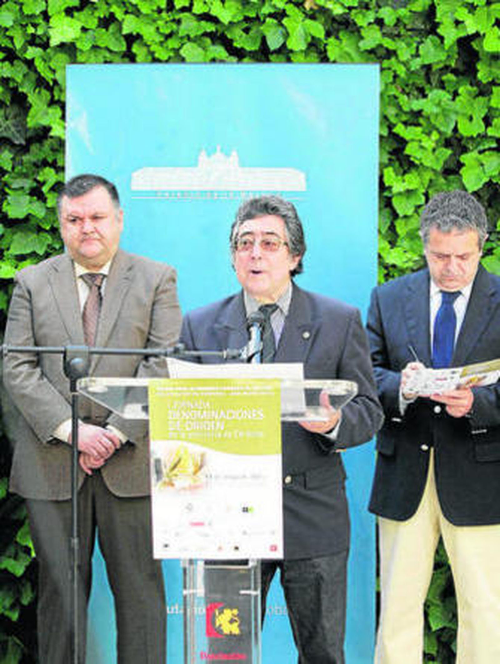 Francisco Zurera, Daniel Pizarro y Salvador Fuentes.