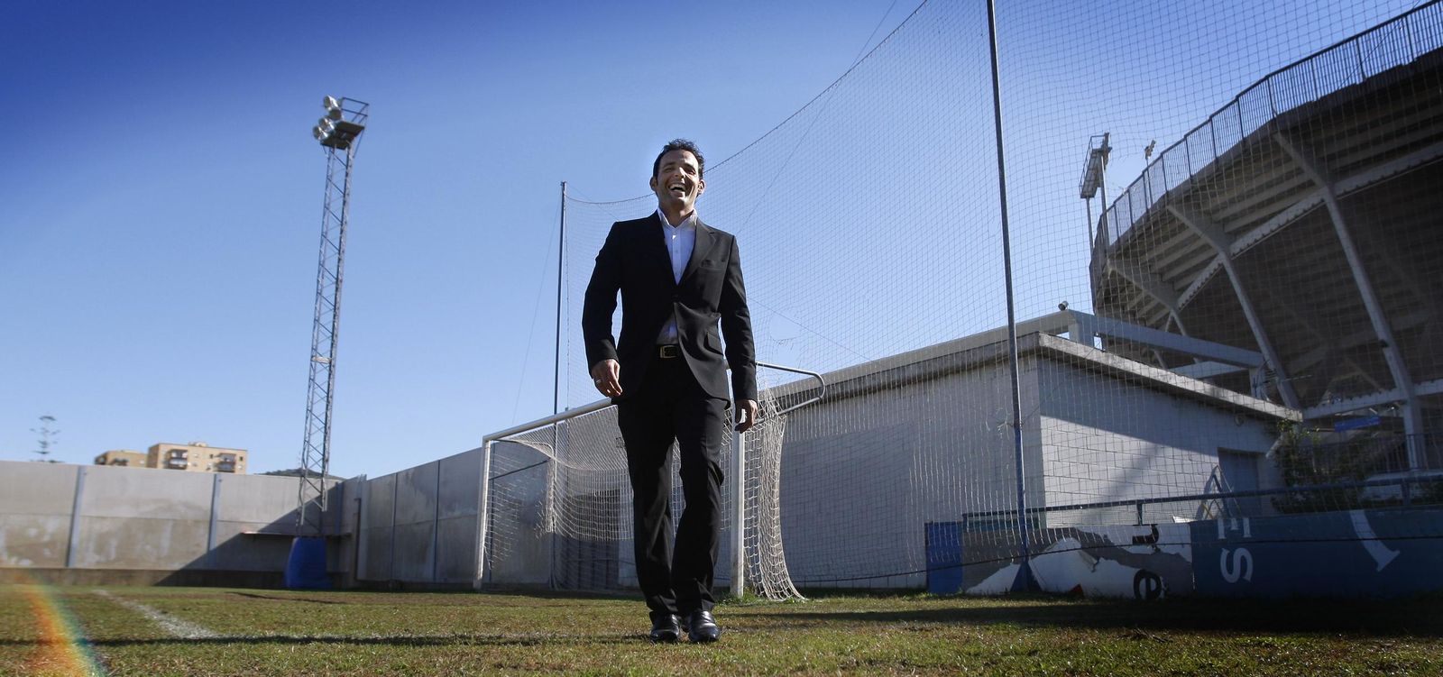 Javi Calleja posa para este diario en el Anexo