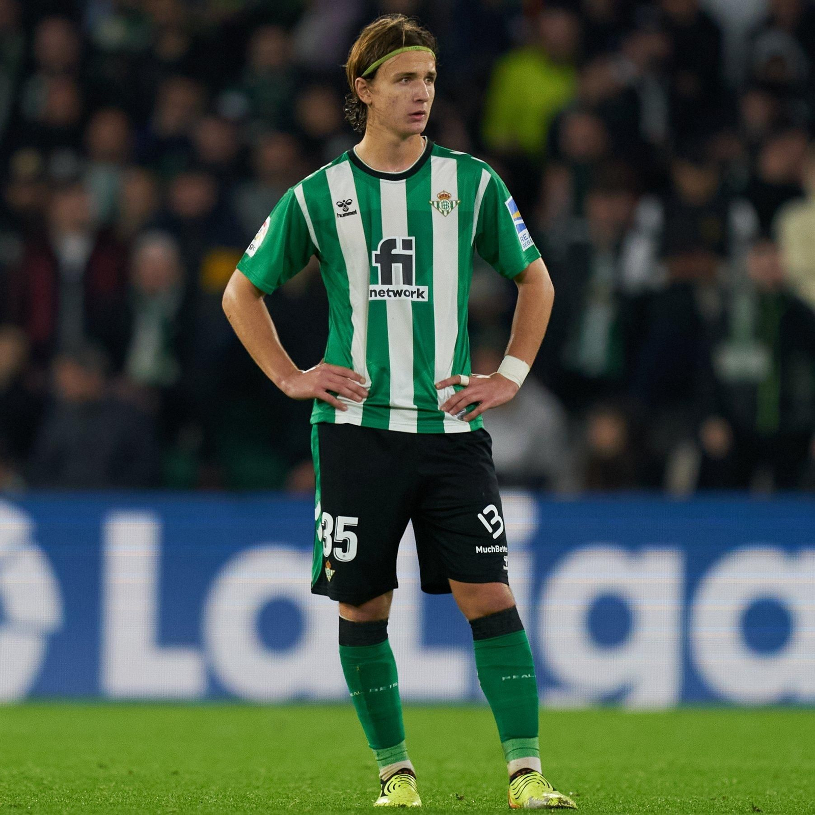 Félix, durante su debut con el Betis la pasada temporada