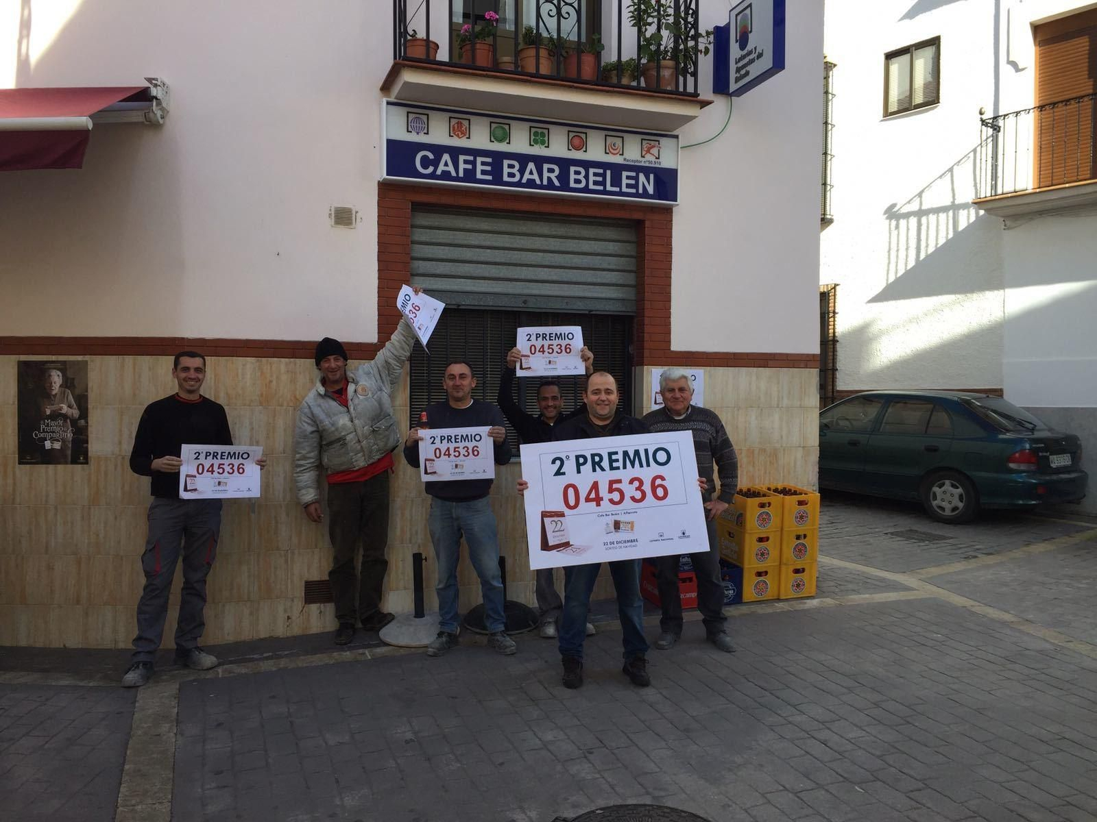 Los premiados en la Lotería de Navidad en Málaga