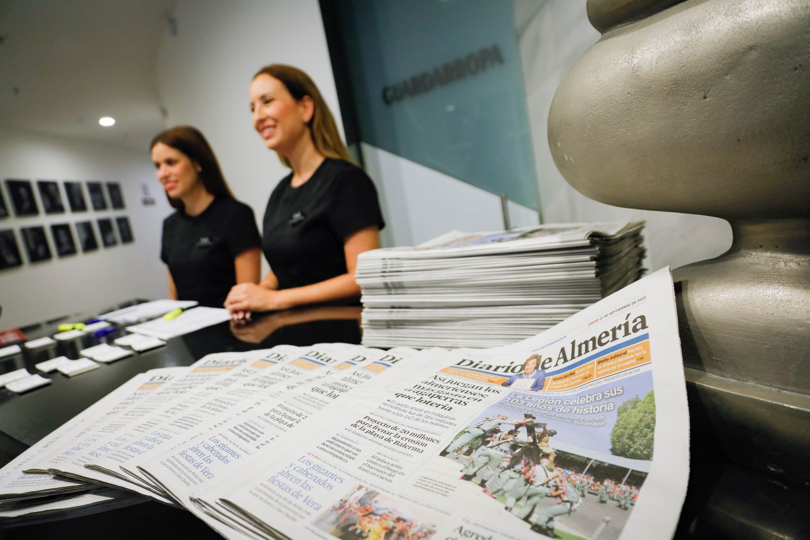Imágenes del desayuno coloquio de Diario de Almería, con Jesús Barranco, CEO de La Unión
