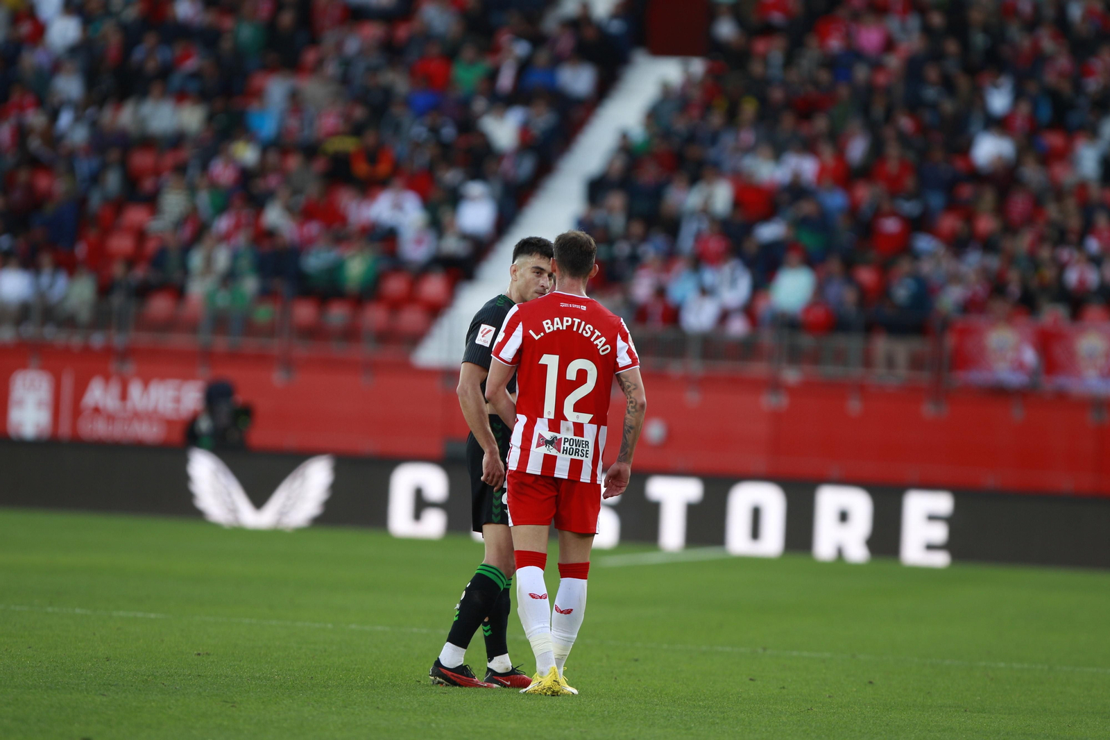 Imágenes del partido de fútbol U.D. Almería-Real Betis Balompié