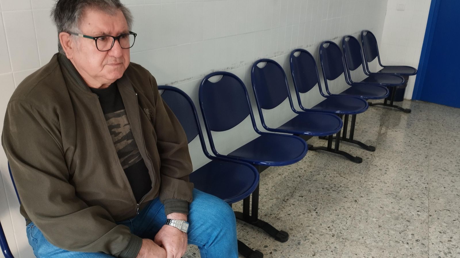 Manuel Álvarez en el Centro de Especialidades San José Obrero.