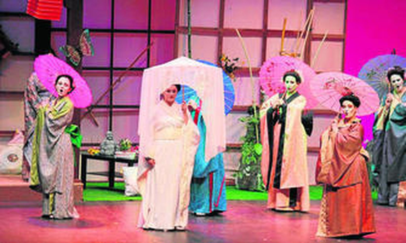 Imagen de 'Madame Butterfly' que llegó el sábado a El Ejido.