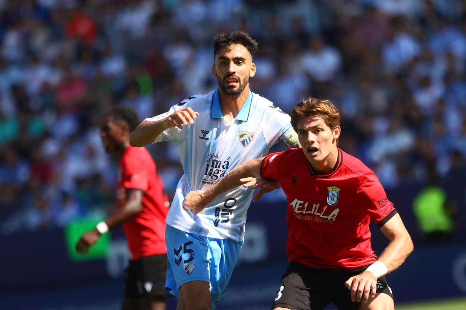 El Málaga CF-Melilla, en fotos