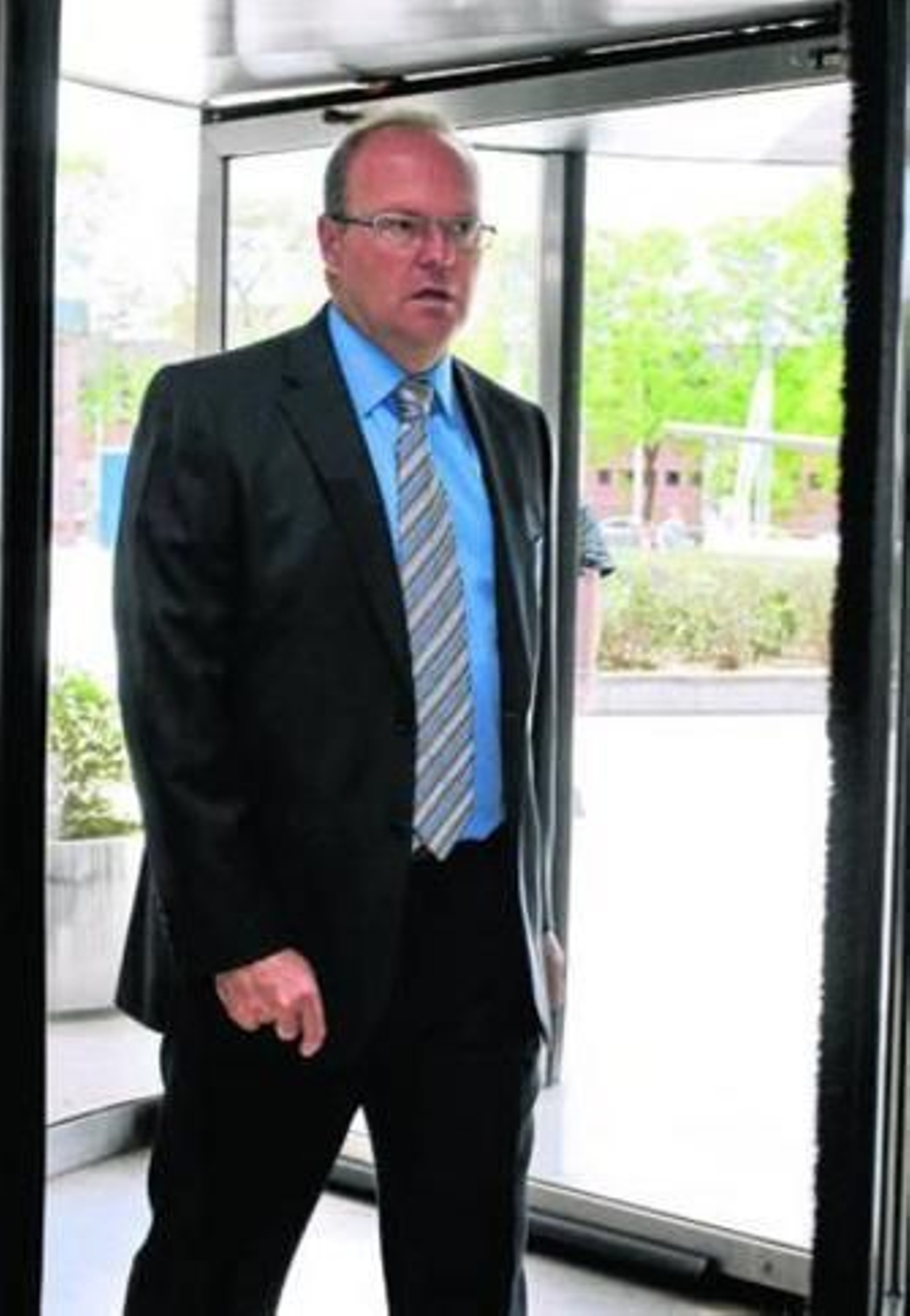 Pepe Mel, a su llegada al hotel donde recibió el homenaje de la Agrupación de Béticos Veteranos.