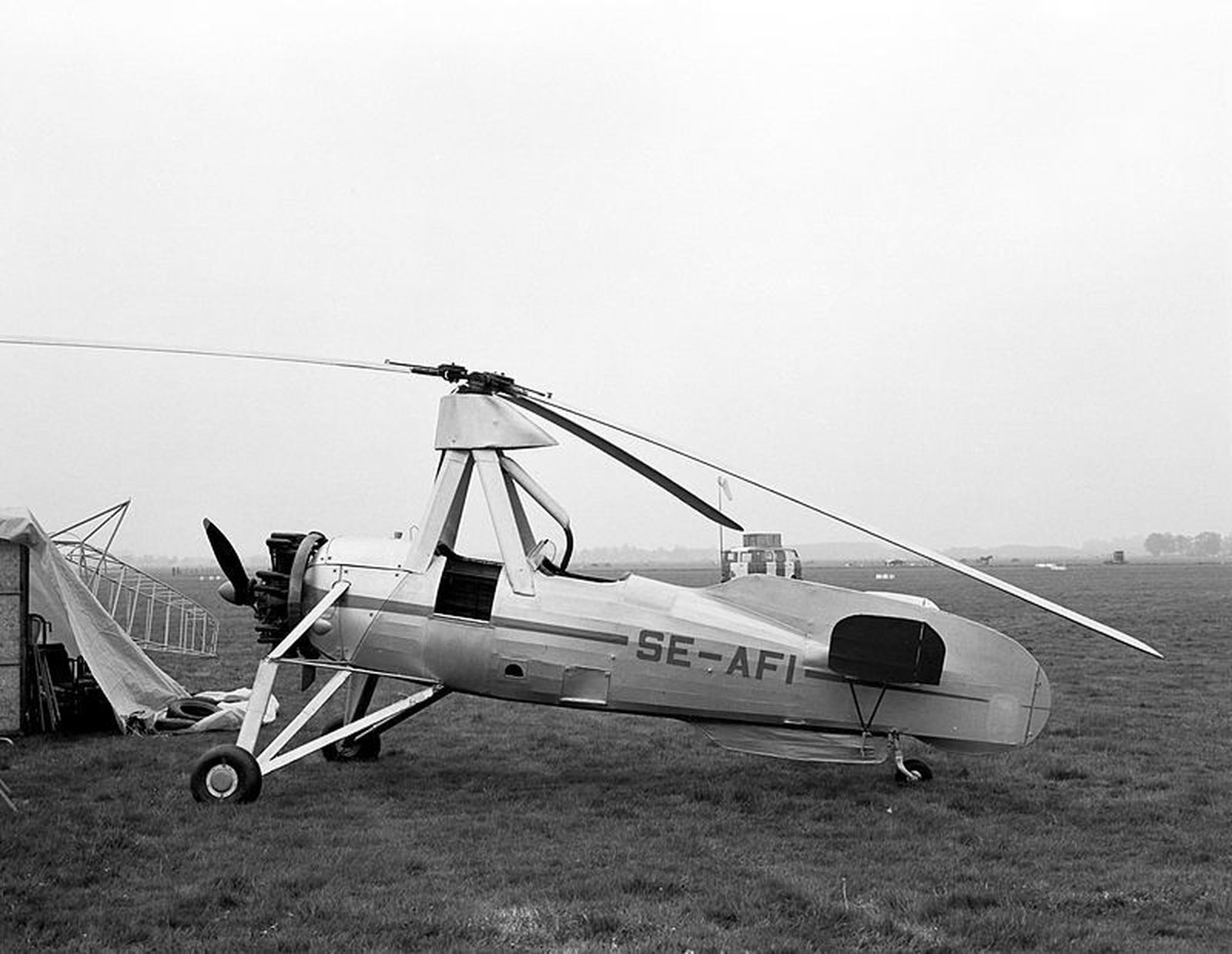 El autogiro de Juan de la Cierva.
