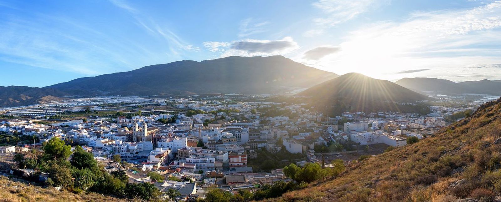 Localidad almeriense de Berja, lugar donde se han producido los dos terremotos en apenas dos días.