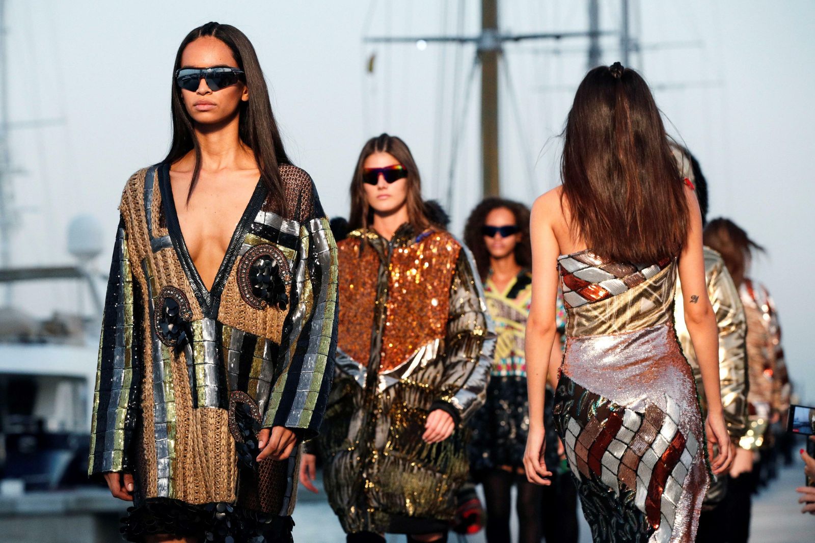 Desfile de Custo, el viernes por la noche, en la '080'.