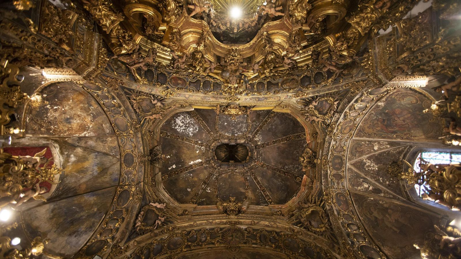 La bóveda del crucero.