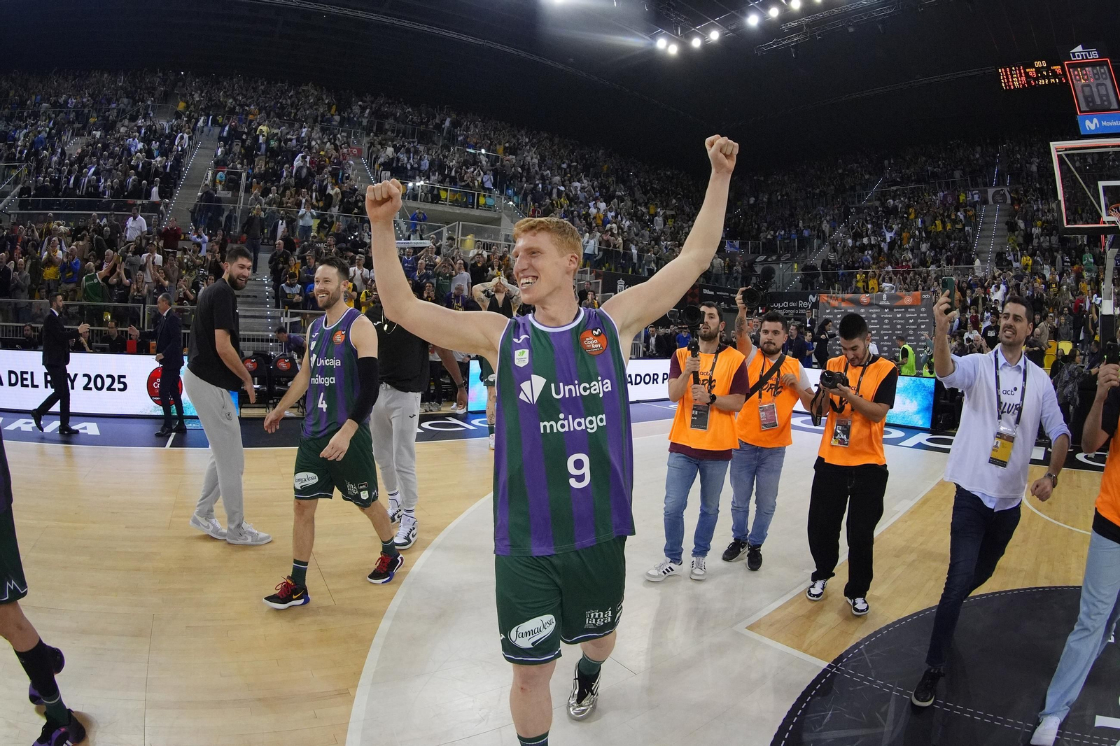 ¡Así celebra la Copa el Unicaja!