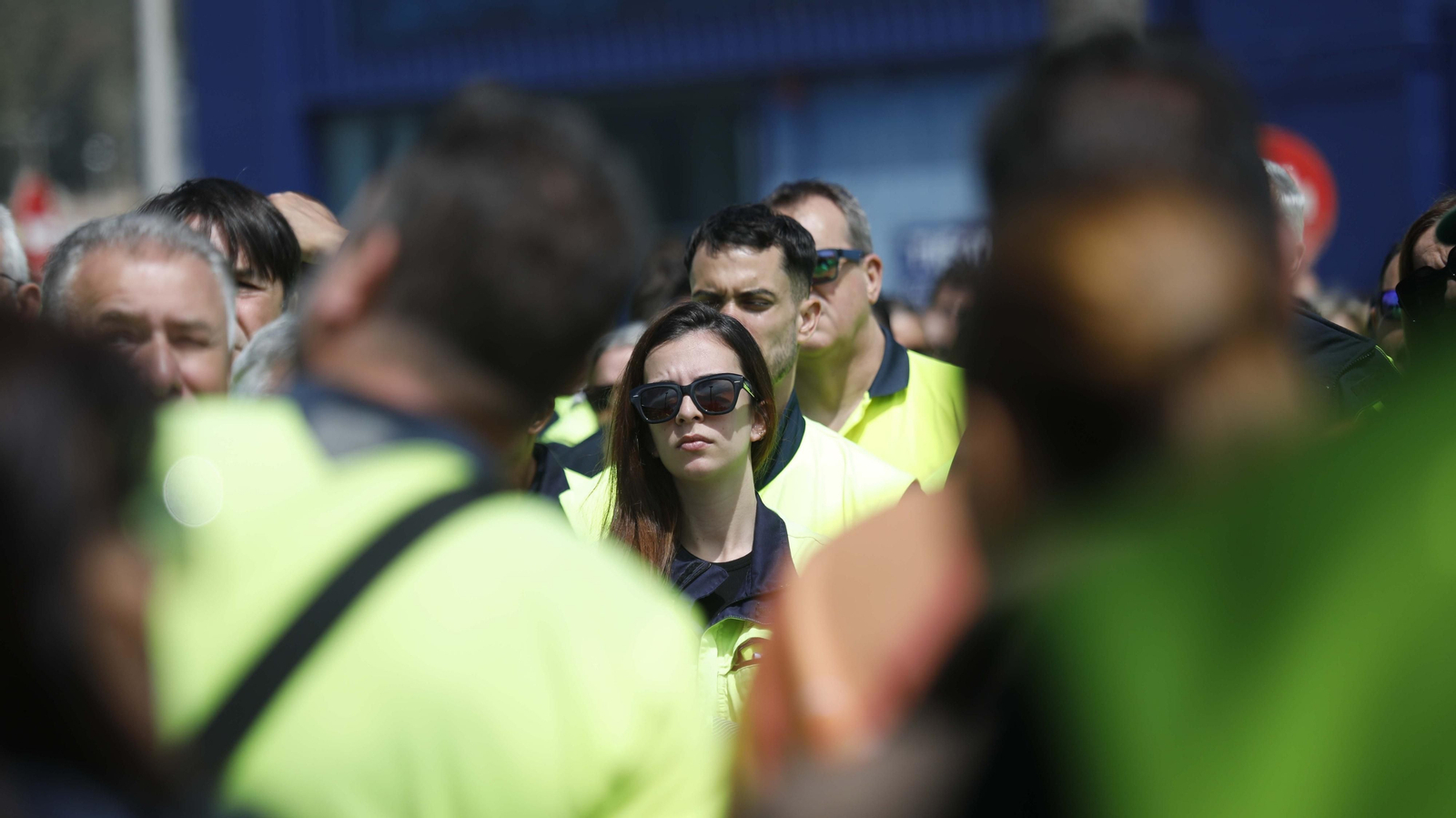 Fotos de la concentración de Acerinox por el Primero de Mayo Fotos de la concentración de Acerinox por el Primero de Mayo