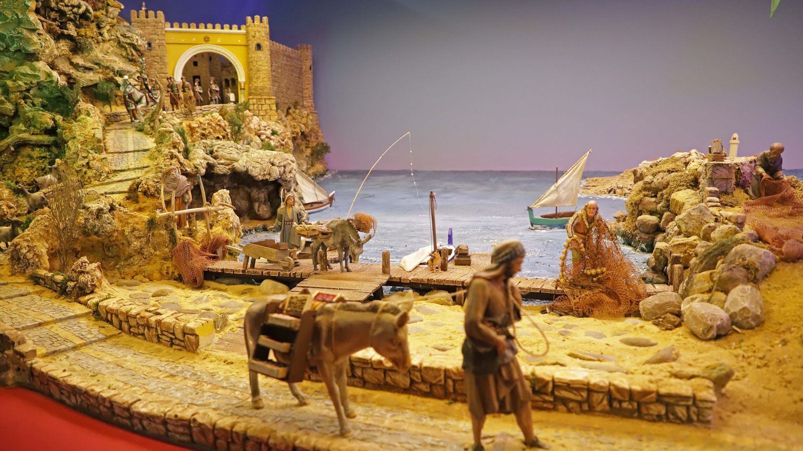 Fotos del Belén del Hotel Garrido en Algeciras