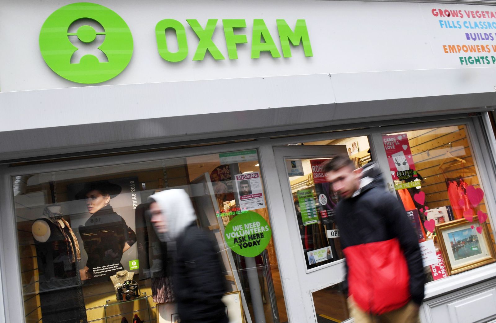 Una tienda de Oxfam en Londres.