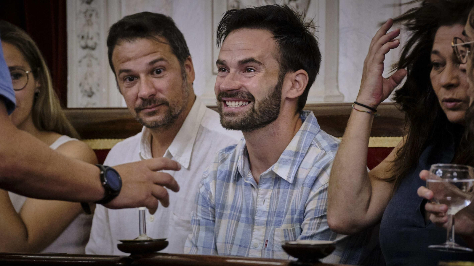 Imagen de archivo de David de la Cruz, durante un Pleno municipal.