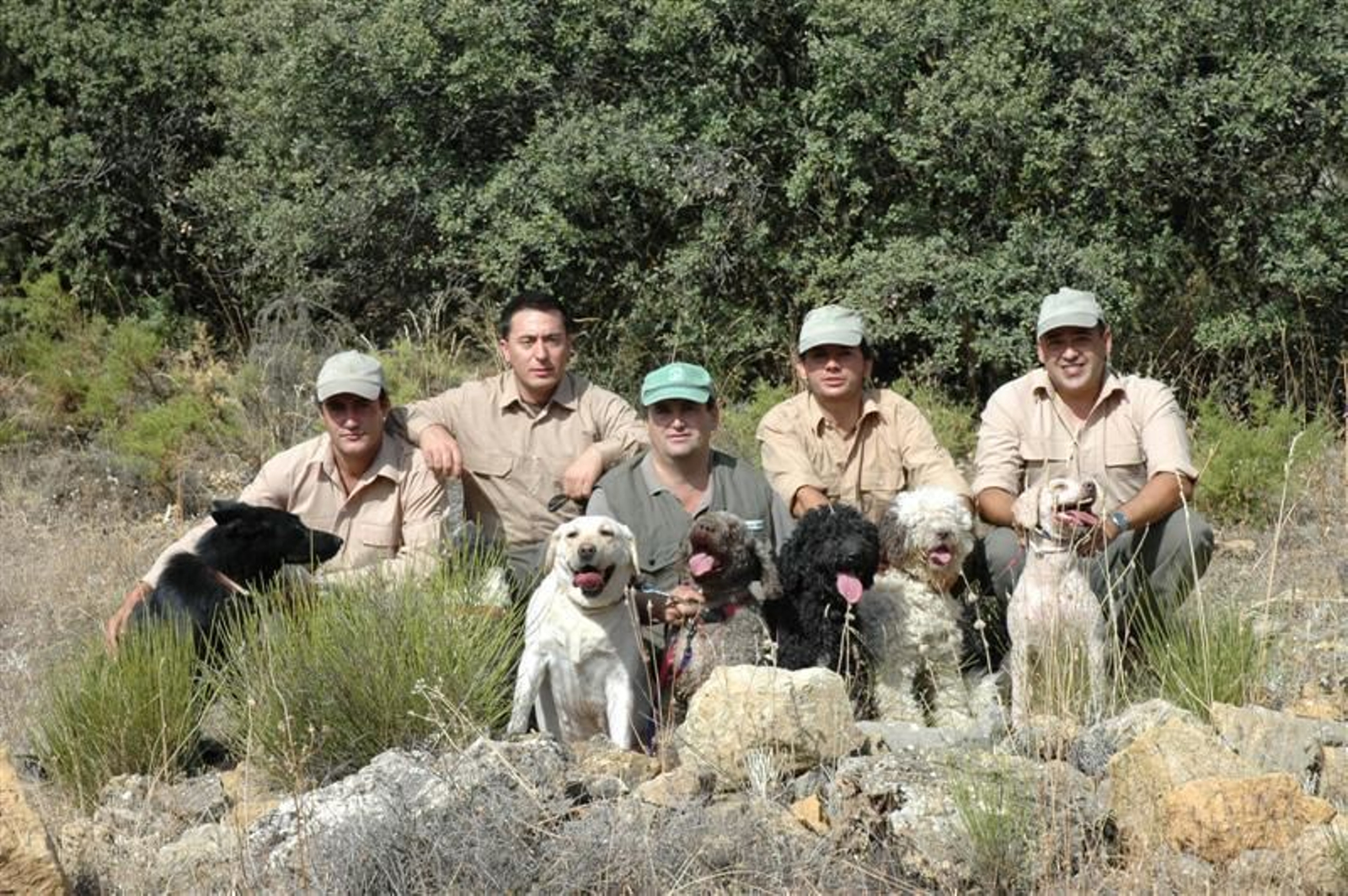 Unidad canina destinada en Andalucía a la detección de cebos envenenados.