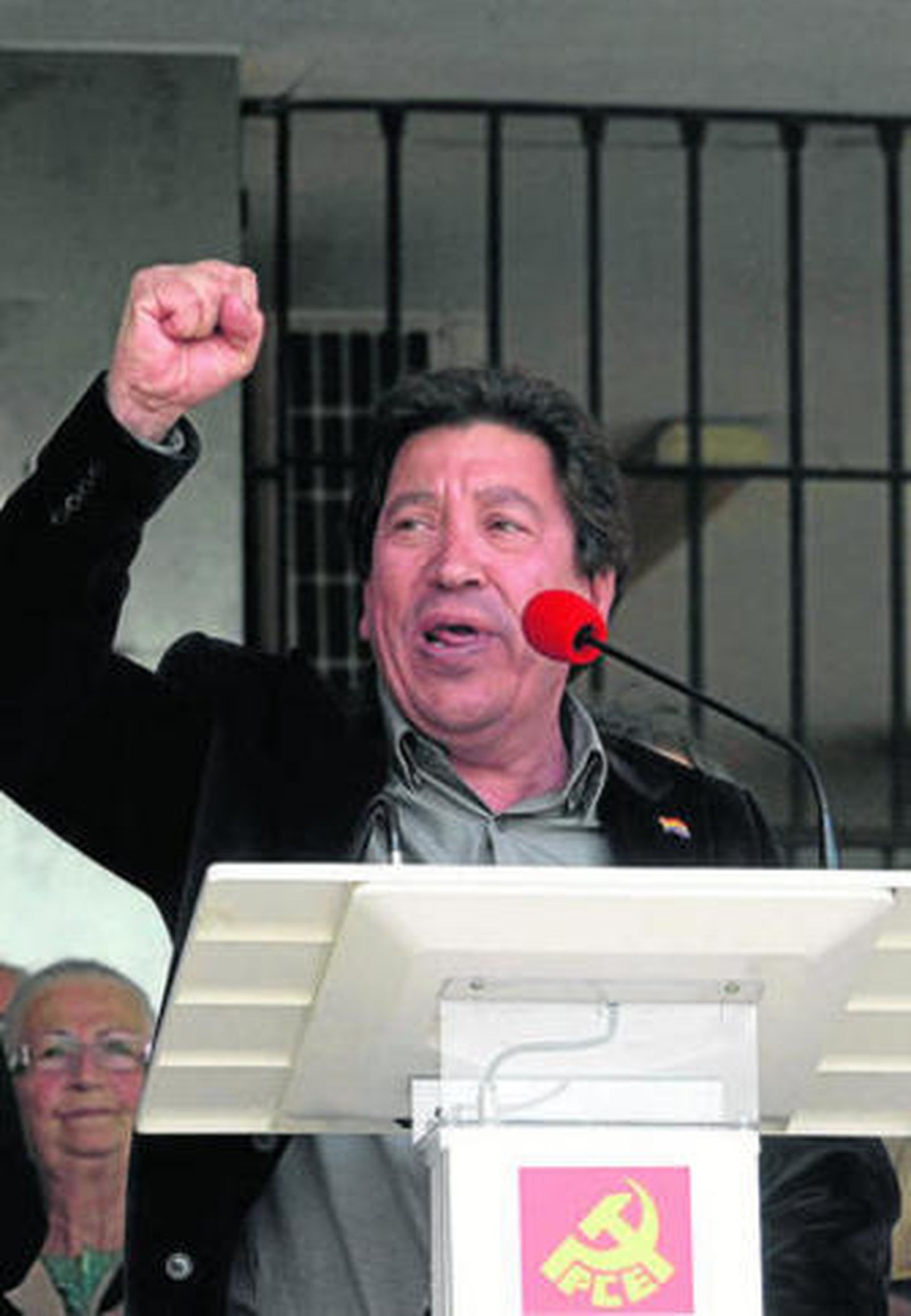 José Barroso durante su intervención, ayer, en Algeciras.