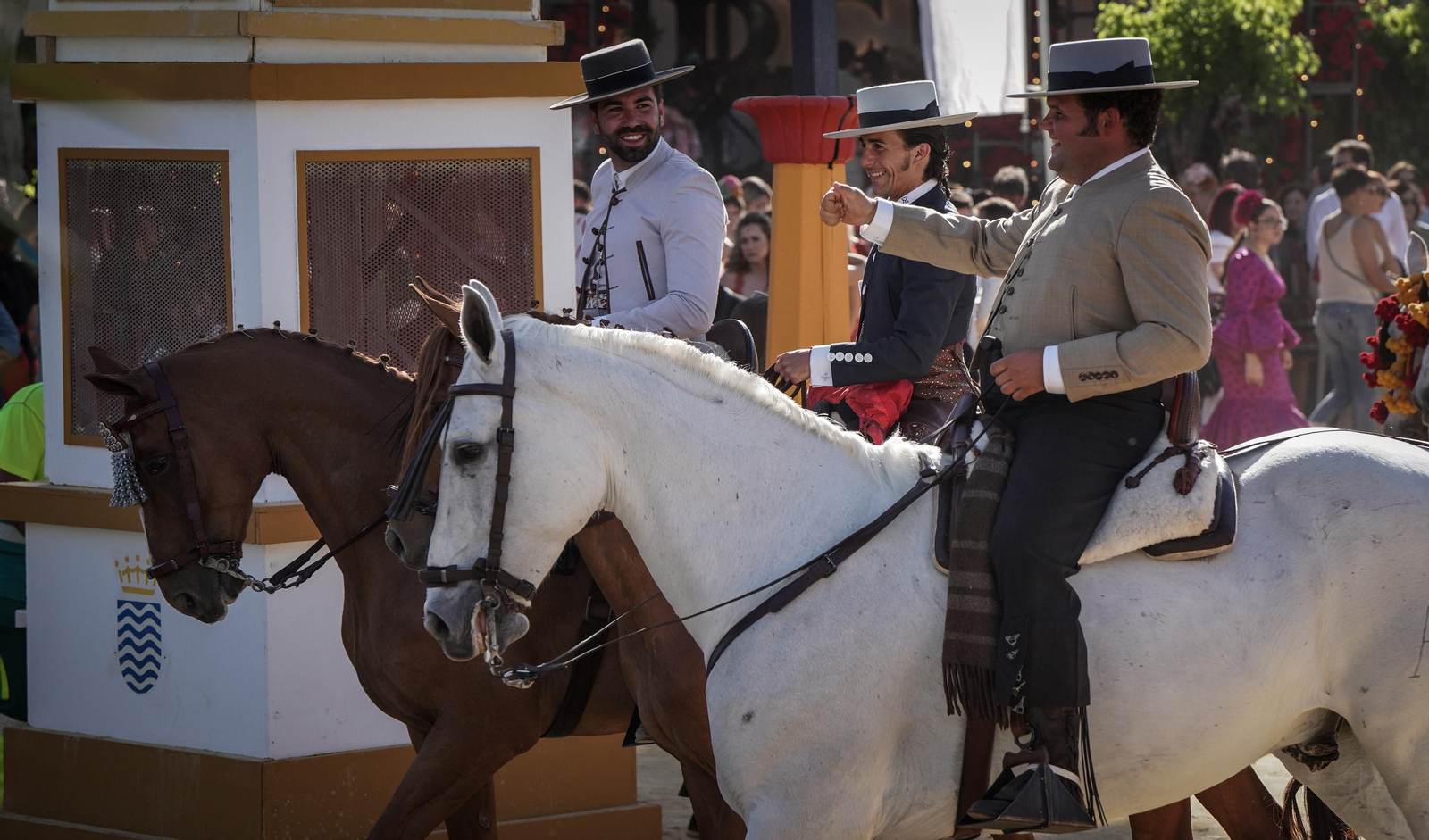 Imágenes del ambiente el lunes en la Feria de Jerez 2024