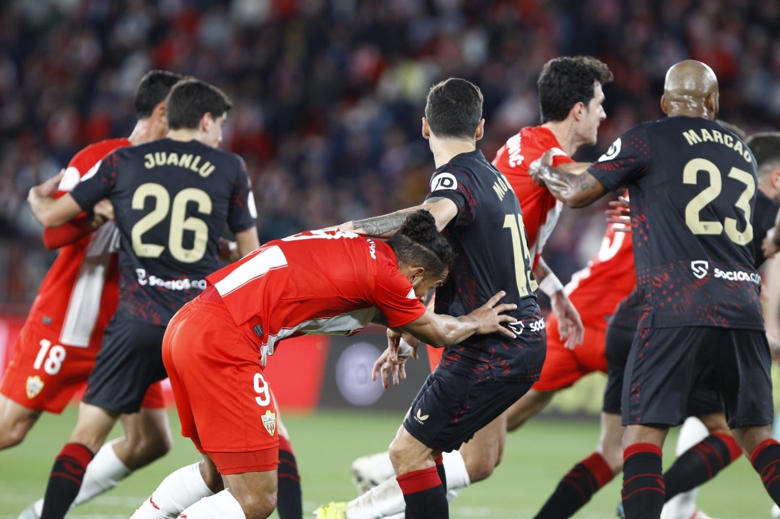 Las fotos del Almería - Sevilla