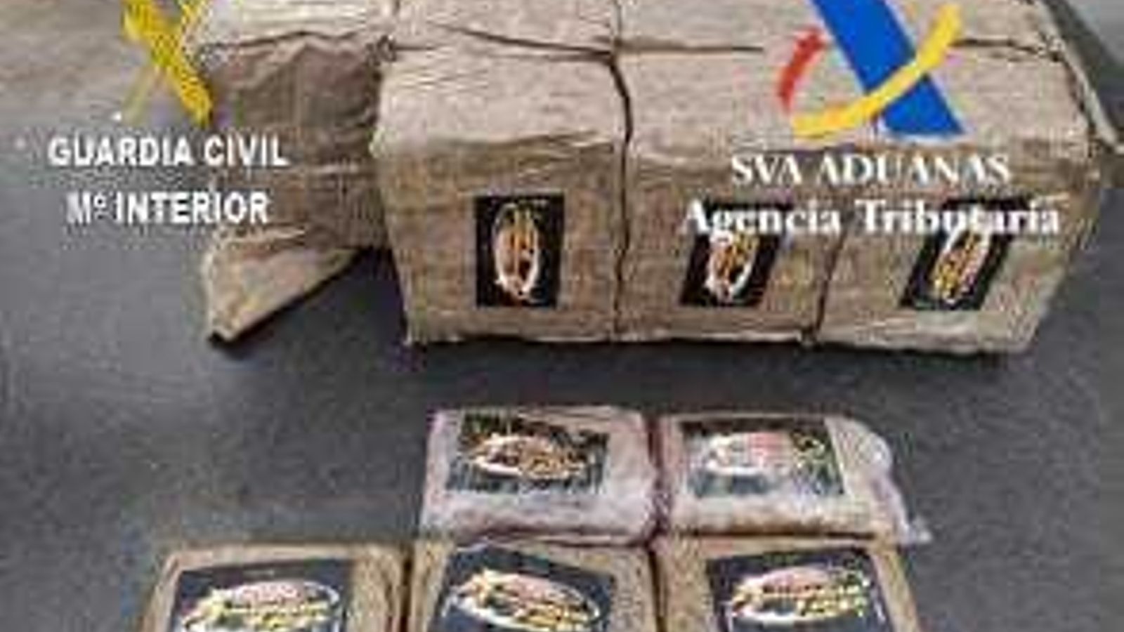 El hachís intervenido en Suiza.