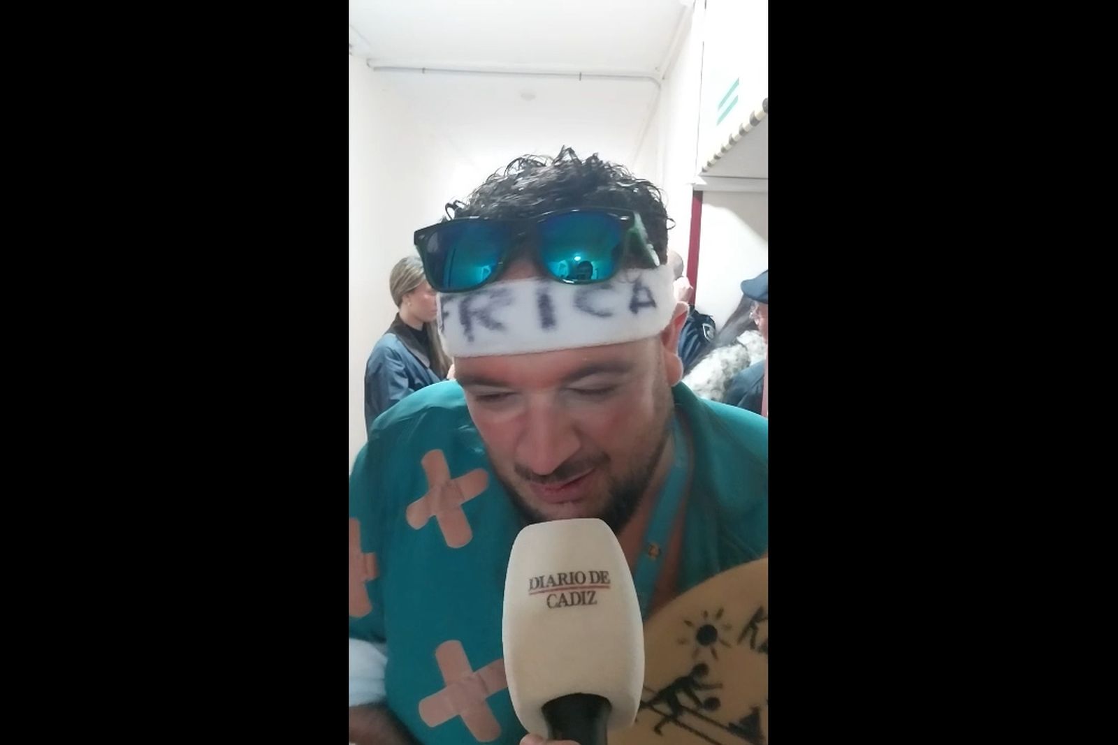 El primer recuerdo carnavalero de Miguel Ángel Cantero de la chirigota 'Los semicuraos'.