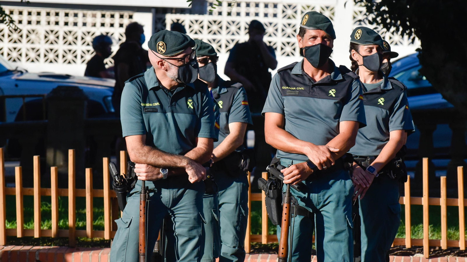 Laa fotos de los ensayos para desfile del Día del Pilar en Tarifa