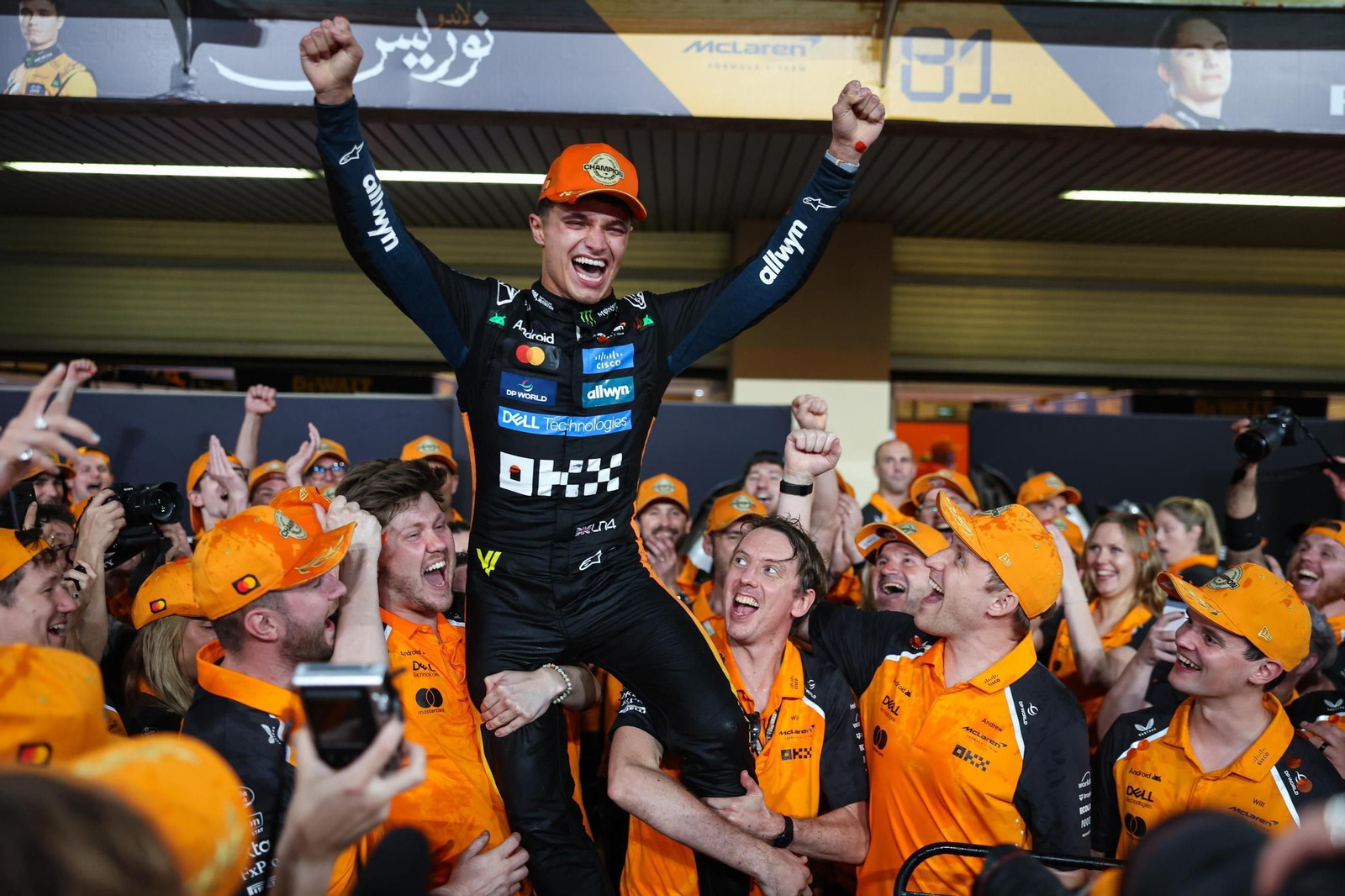 Las fotos del título mundial de Lando Norris en la Fórmula 1