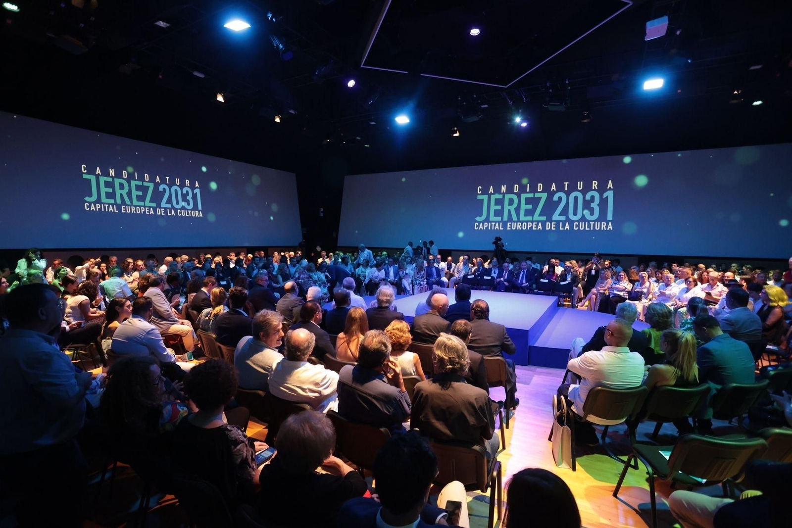 Presentación de la candidatura, el pasado mes de julio en los Museos de La Atalaya.