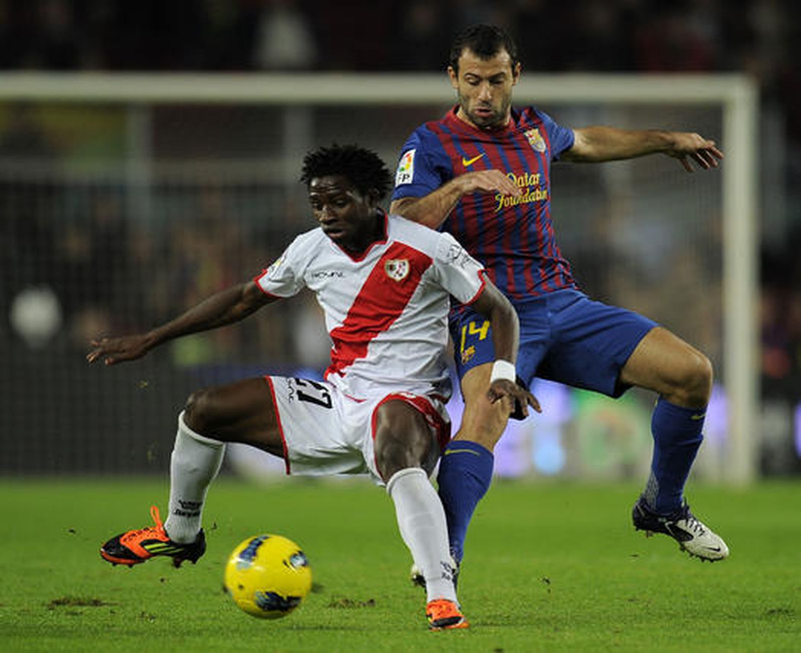 El Barça golea con facilidad a un Rayo Vallecano que salió valiente en el Camp Nou.

Foto: AFP