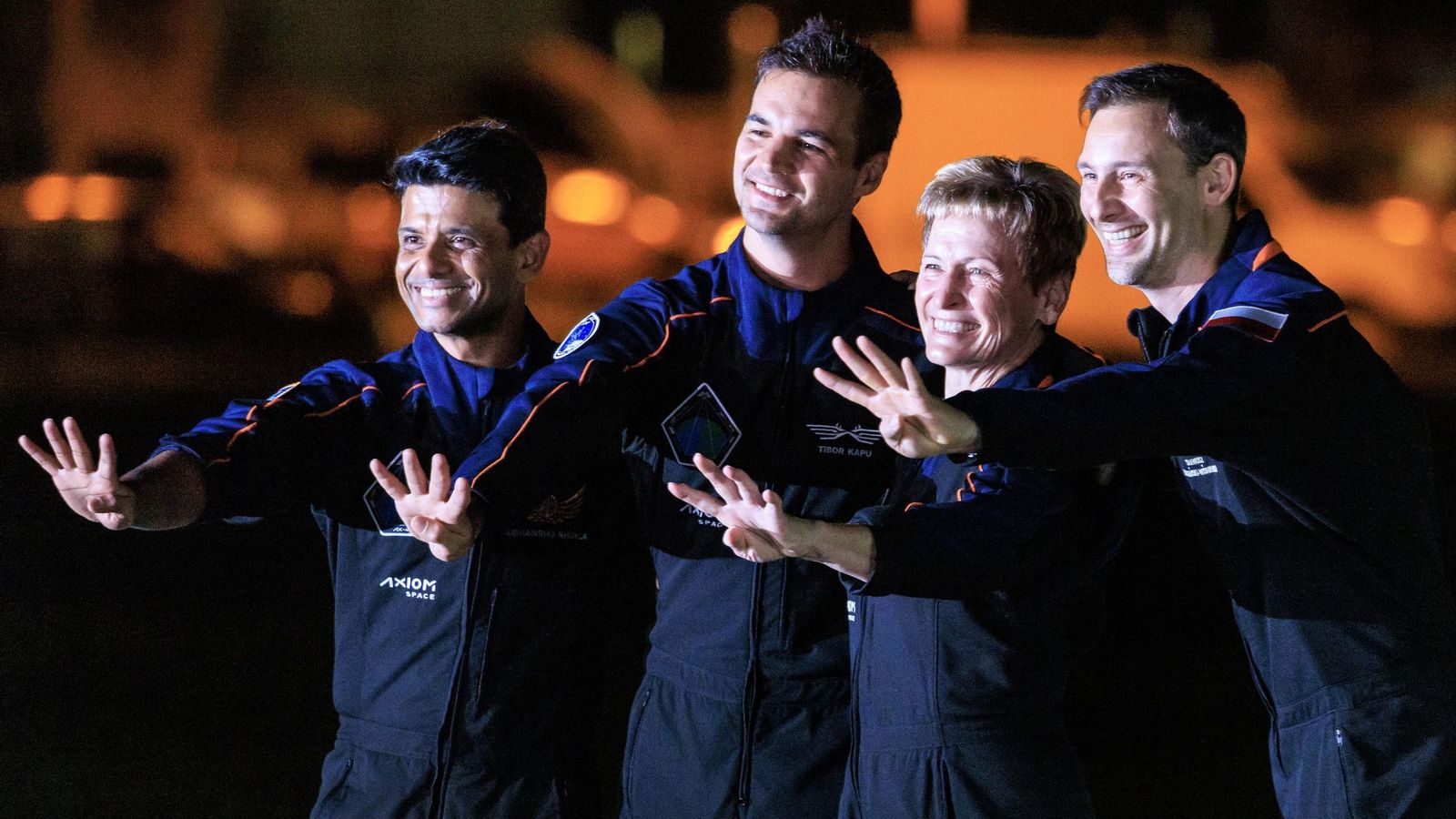 Los tripulantes de la cuarta misión espacial de Axiom Space Los tripulantes de la cuarta misión espacial de Axiom Space