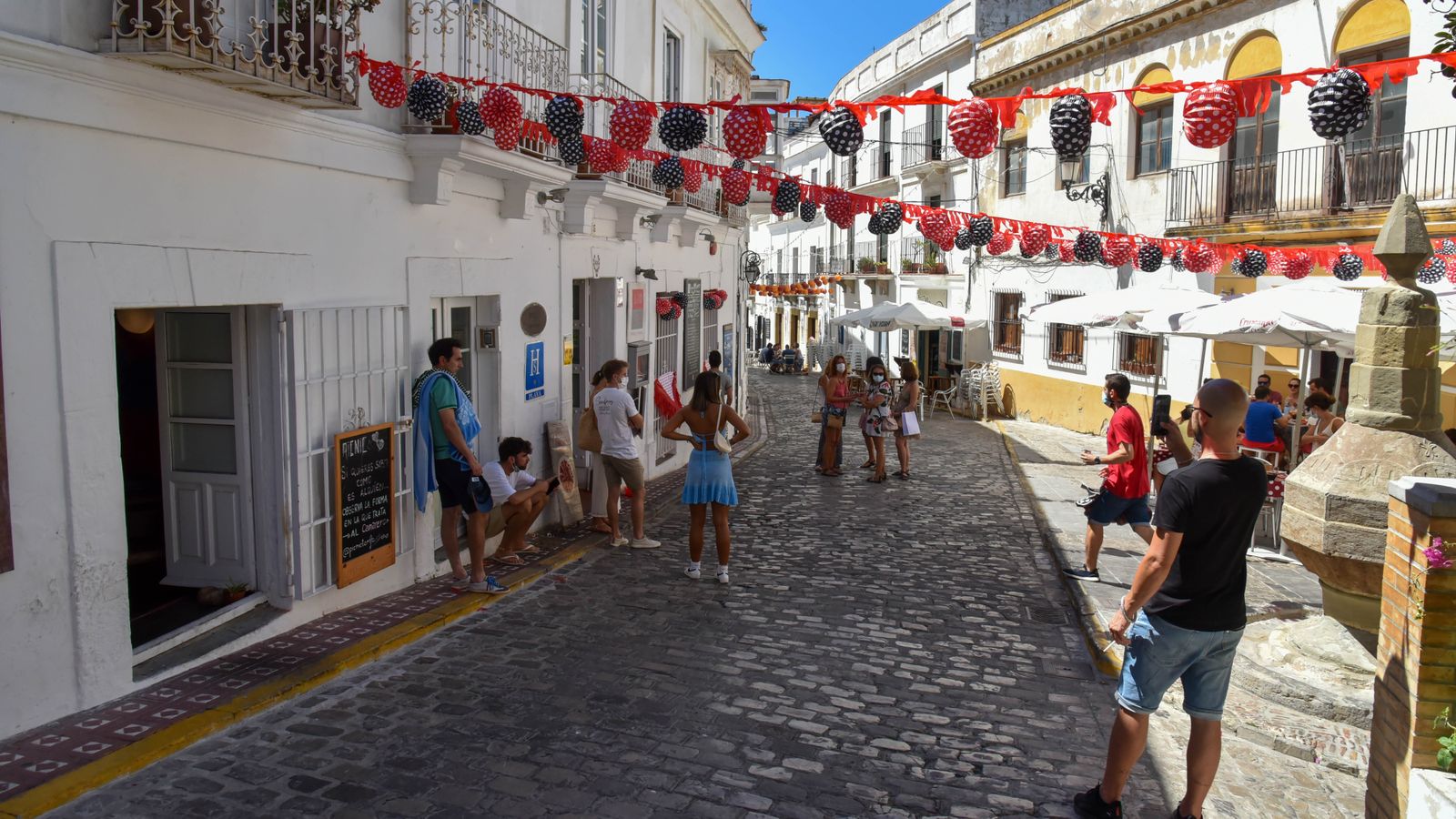 Las fotos del ambiente en Tarifa del primer dia sin Feria