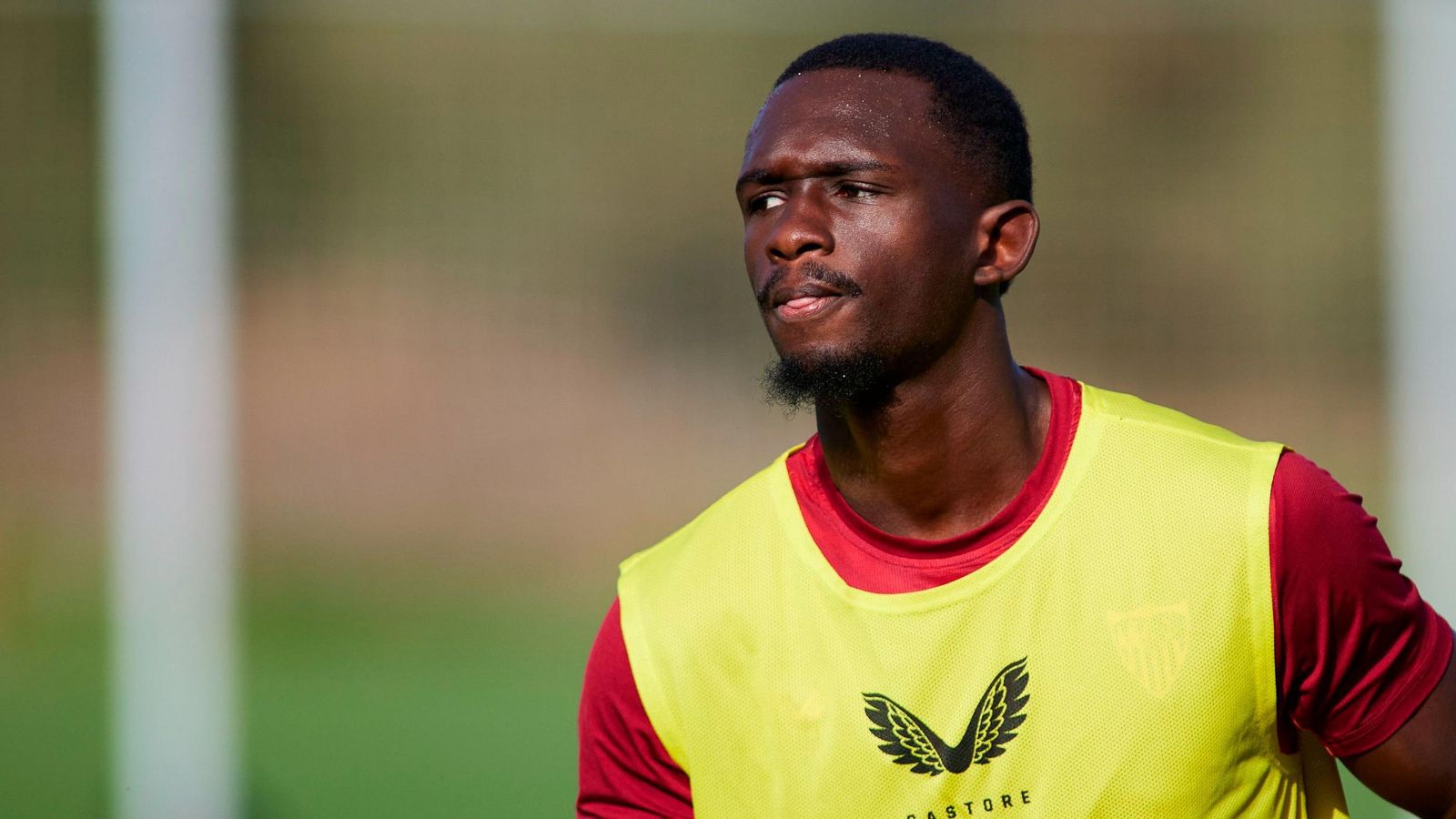 Tanguy Nianzou se ejercita con el Sevilla en Montecastillo, Jerez. Tanguy Nianzou se ejercita con el Sevilla en Montecastillo, Jerez.