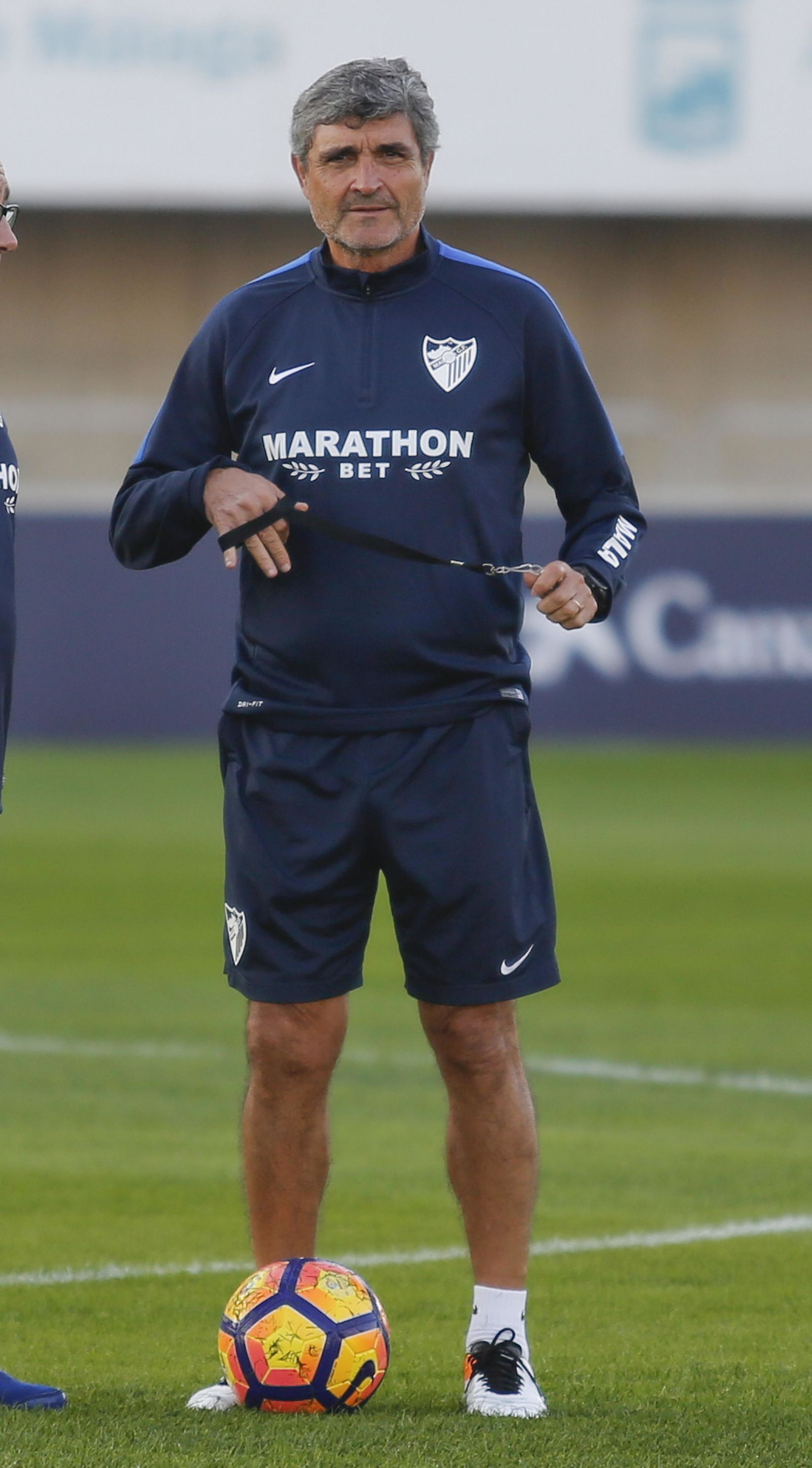 Juande Ramos, en una de las últimas sesiones de entrenamiento
