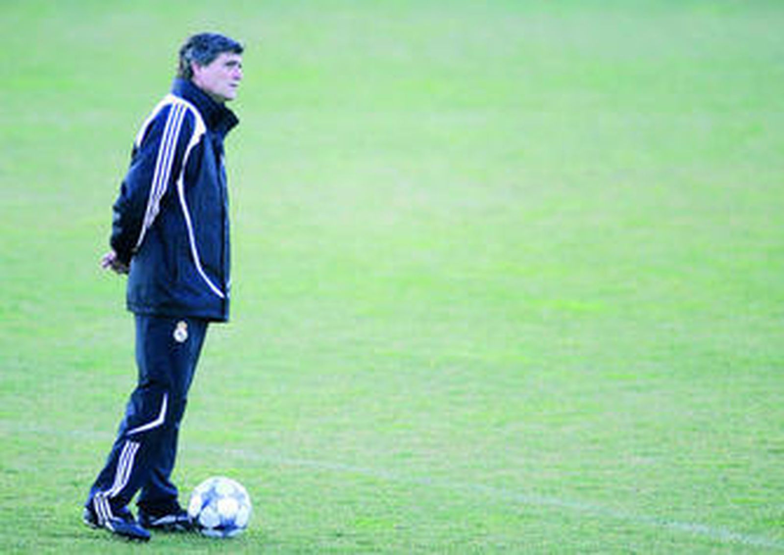 Juande Ramos, antes de un partido de Champions.