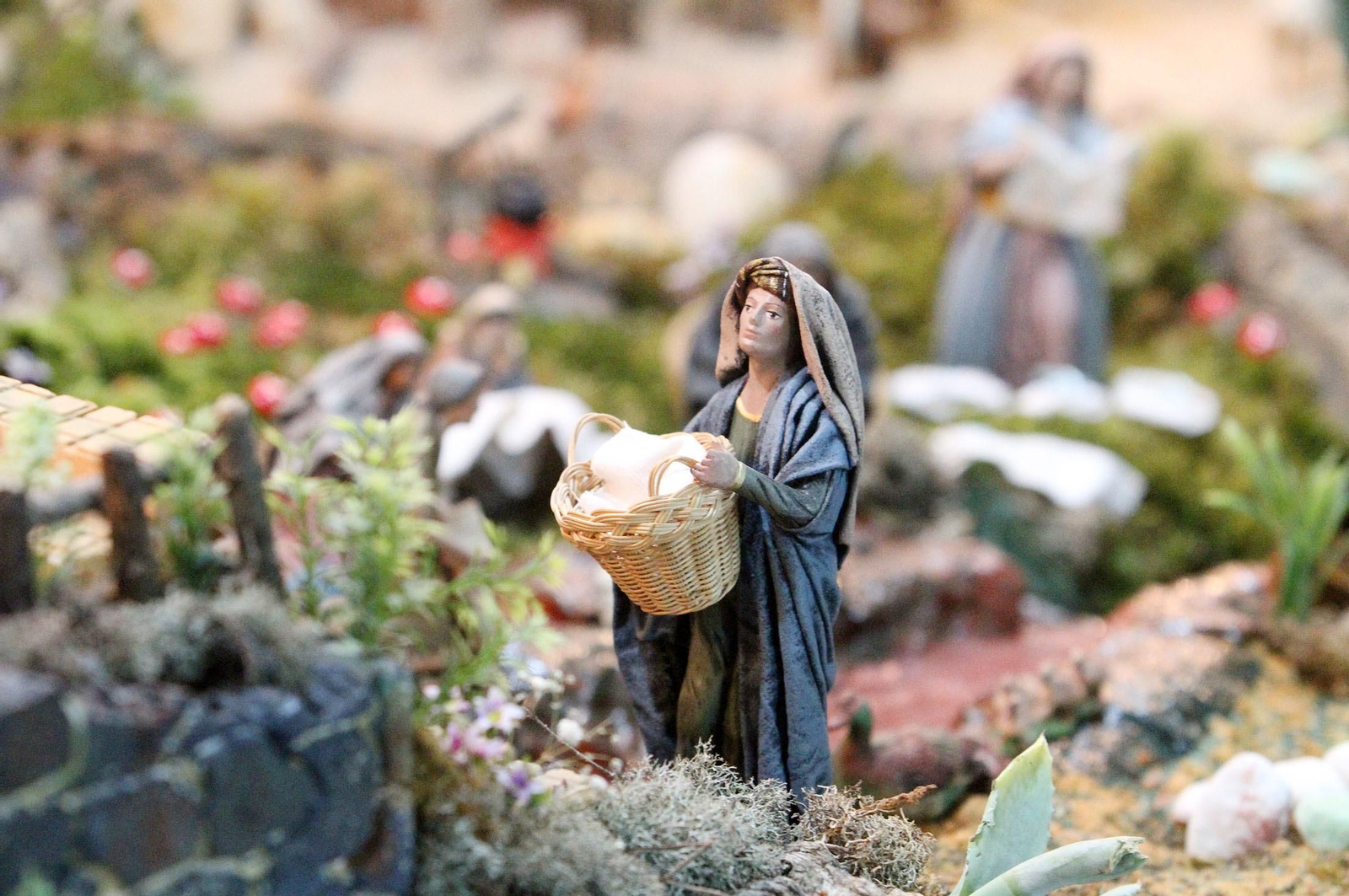 Belén de la Hermandad del Nazareno, en imágenes