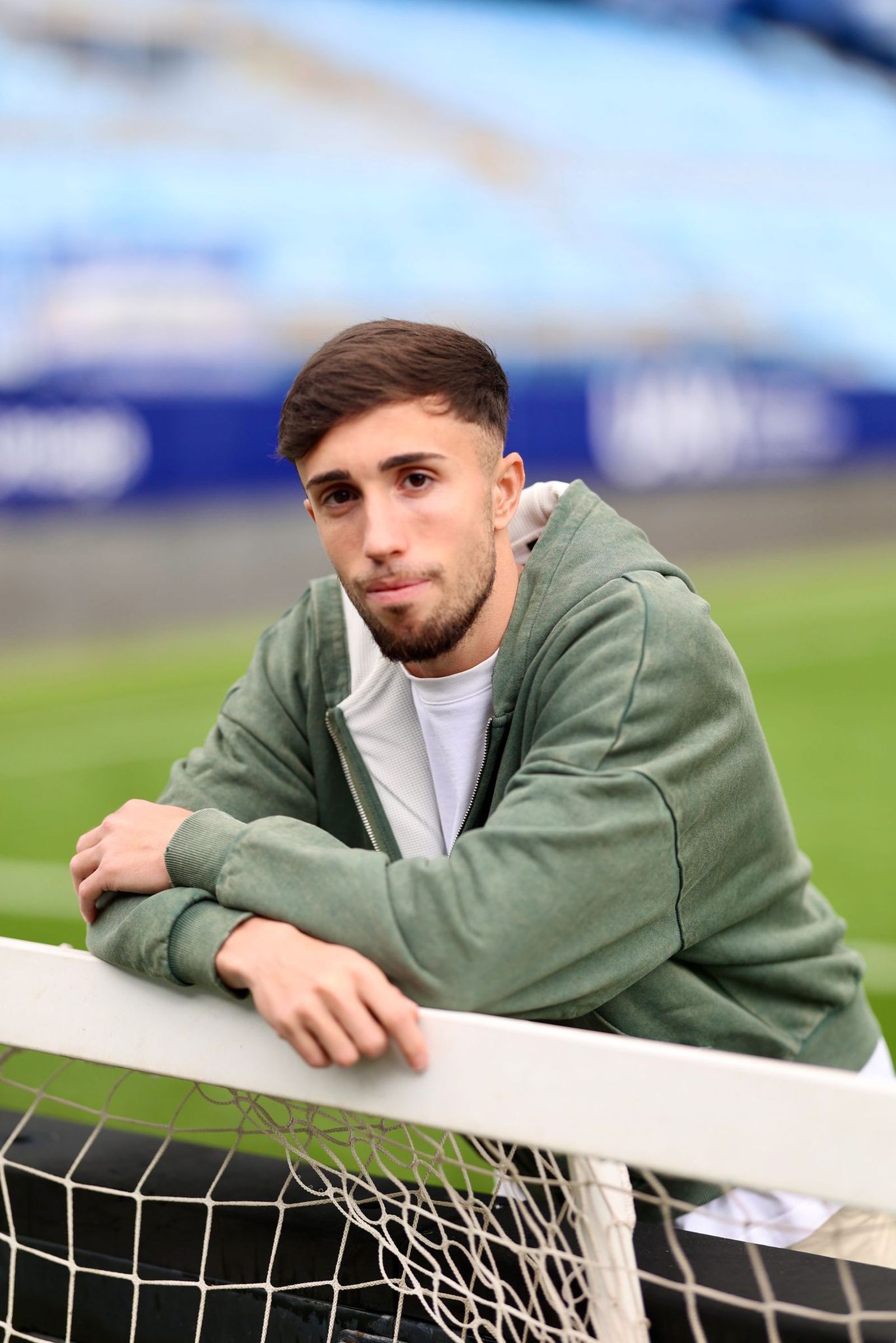 Las fotos de la entrevista a David Larrubia, jugador del Málaga CF