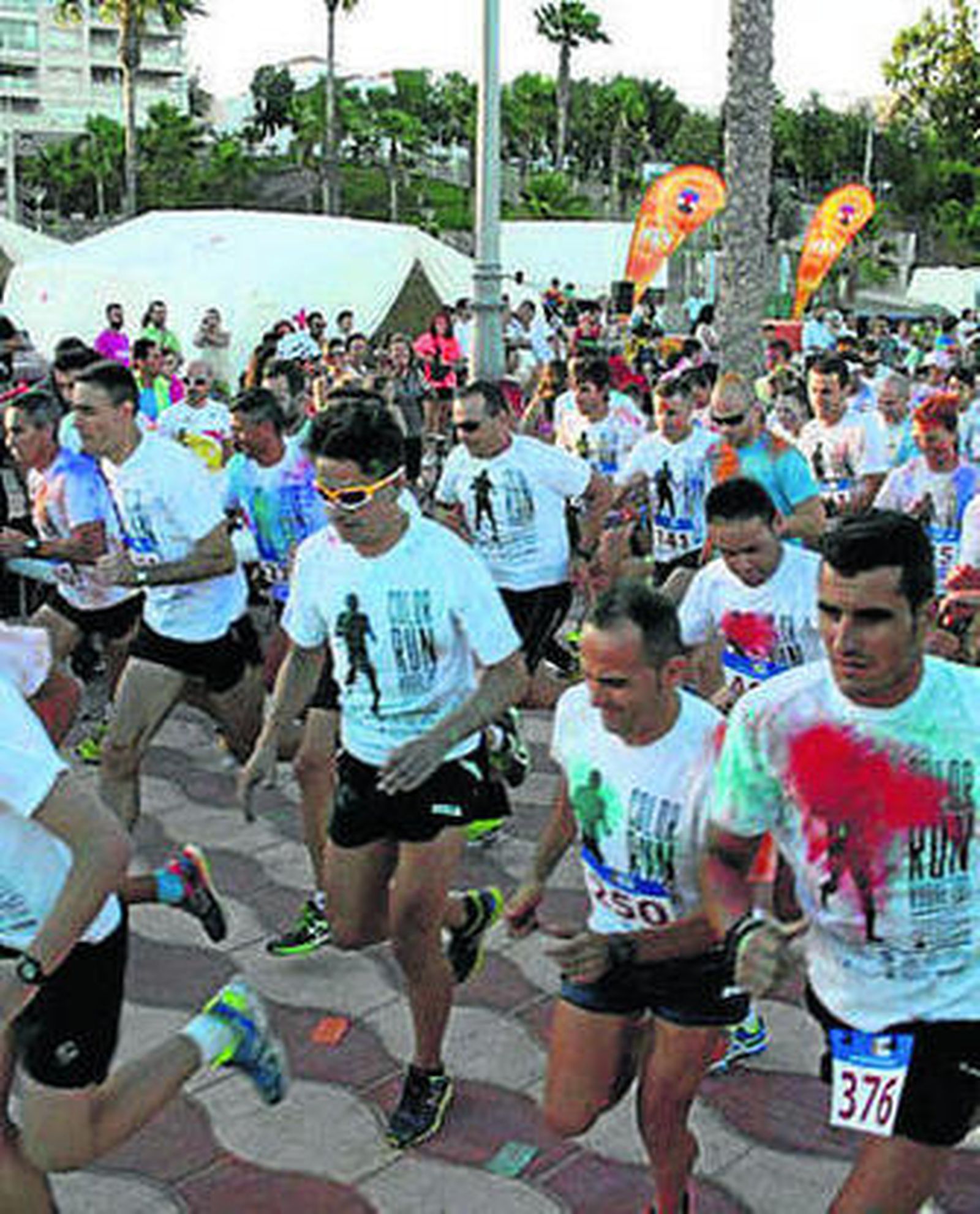 Momento del inicio de la prueba.