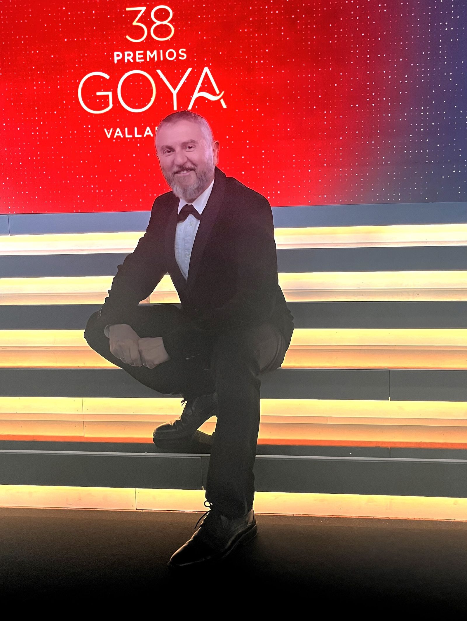 Luis Serrano en la gala de los Premios Goya.