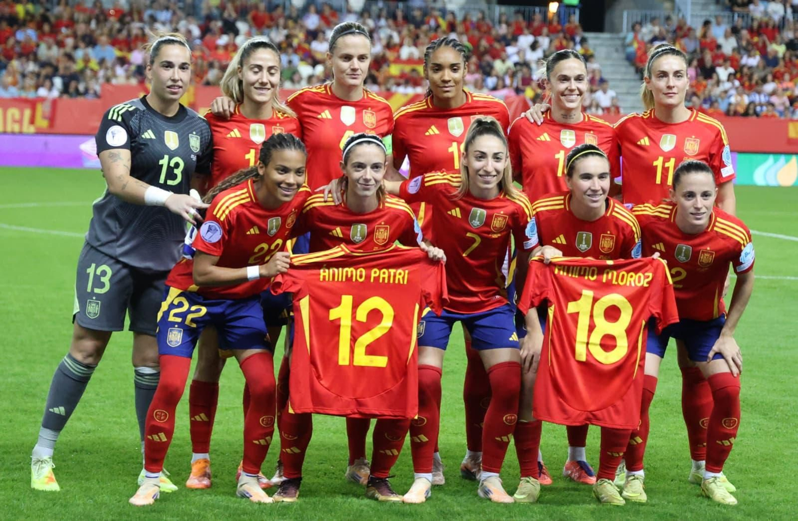 El España-Suecia de Málaga, en fotos